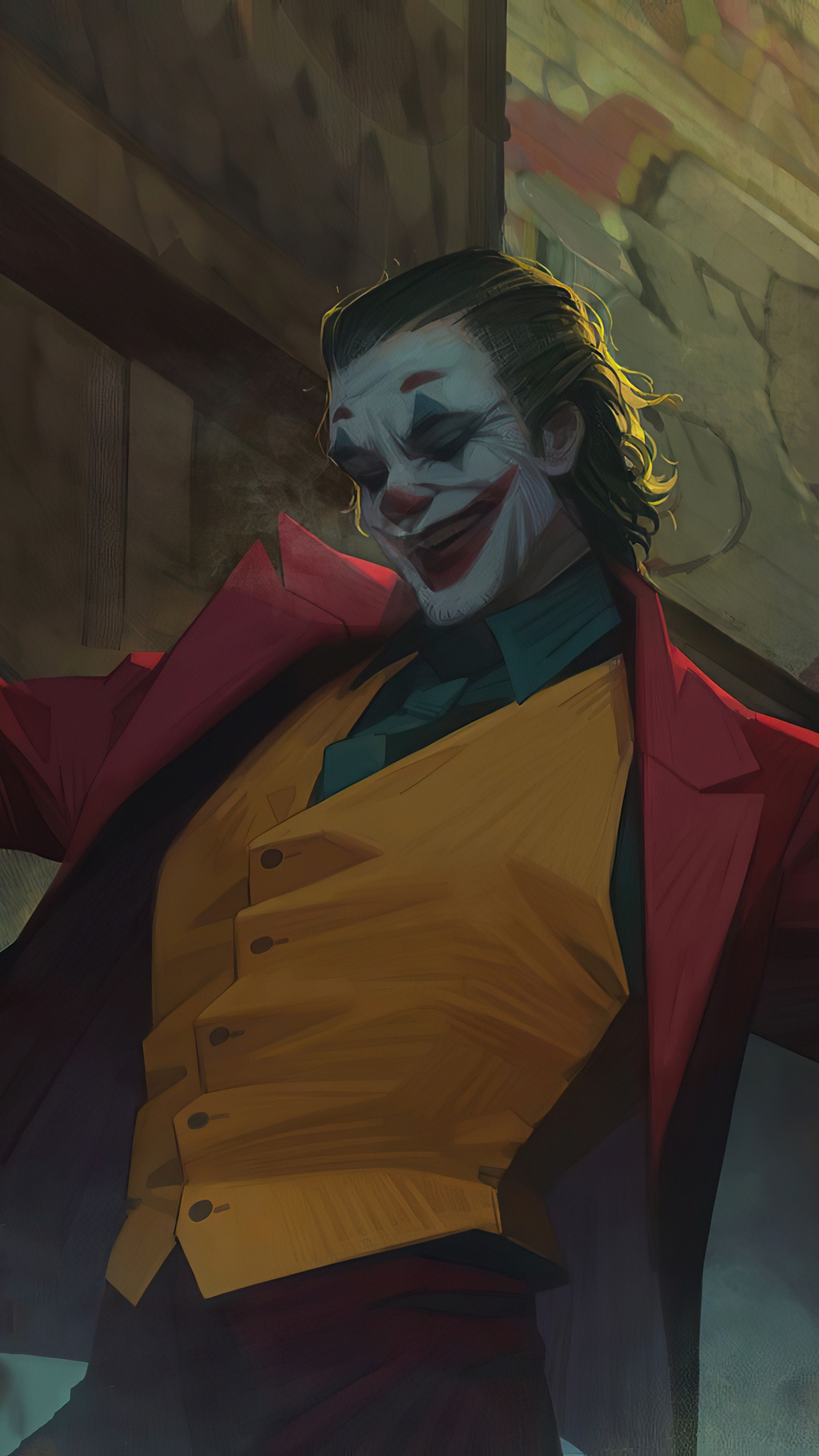 Joker artwork 4K HD Phone Wallpaper