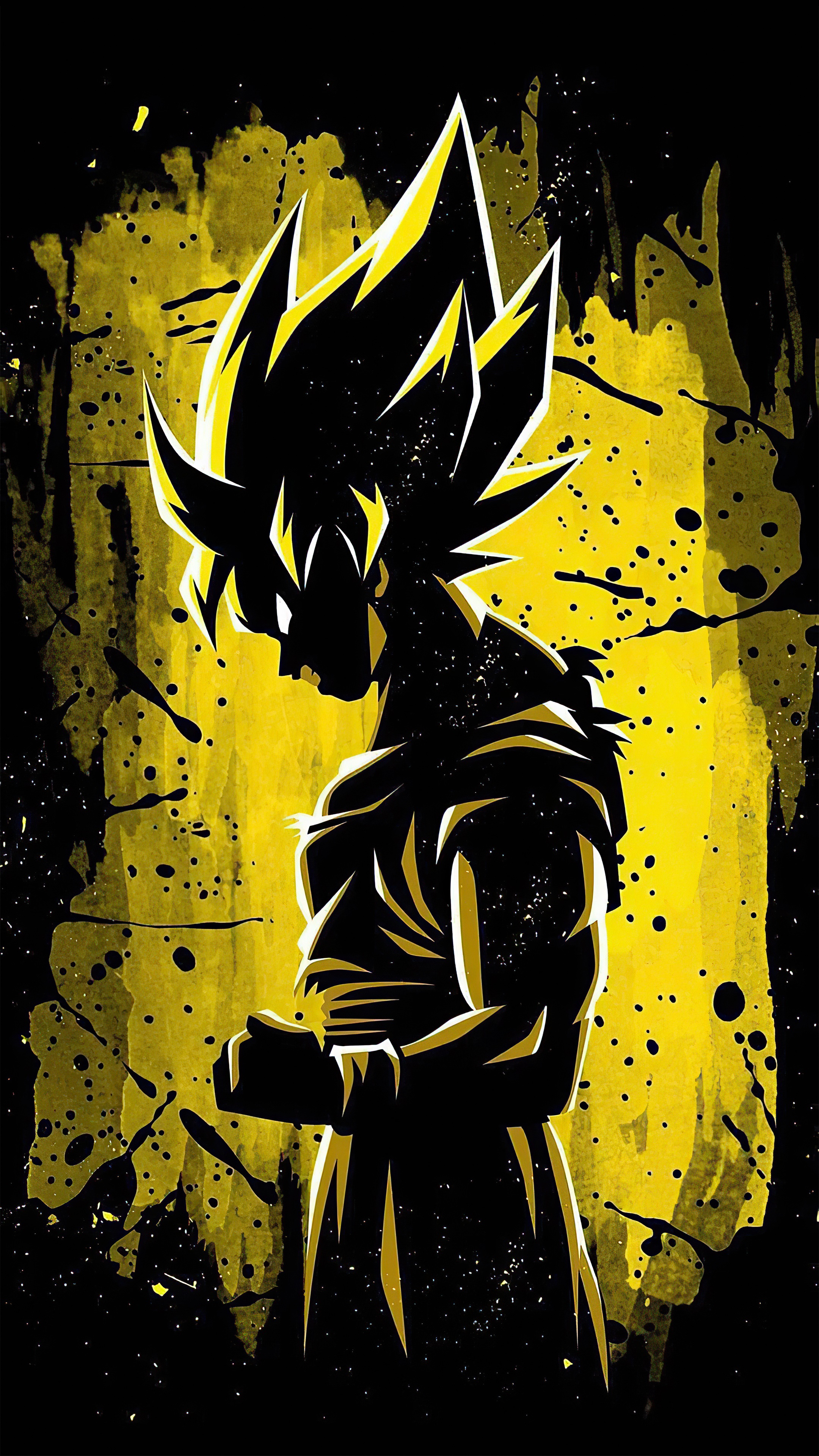 Goku from Dragon Ball Z artwork 4K HD Phone Wallpaper