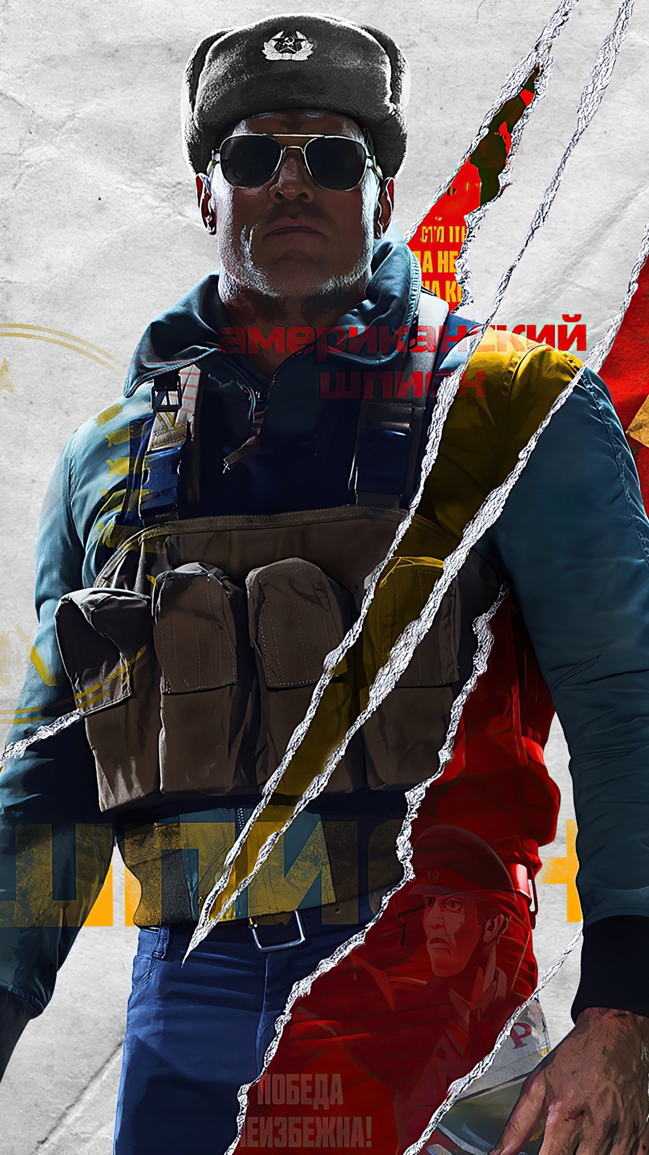Viktor 'V' Reznov from Call of Duty HD Phone Wallpaper