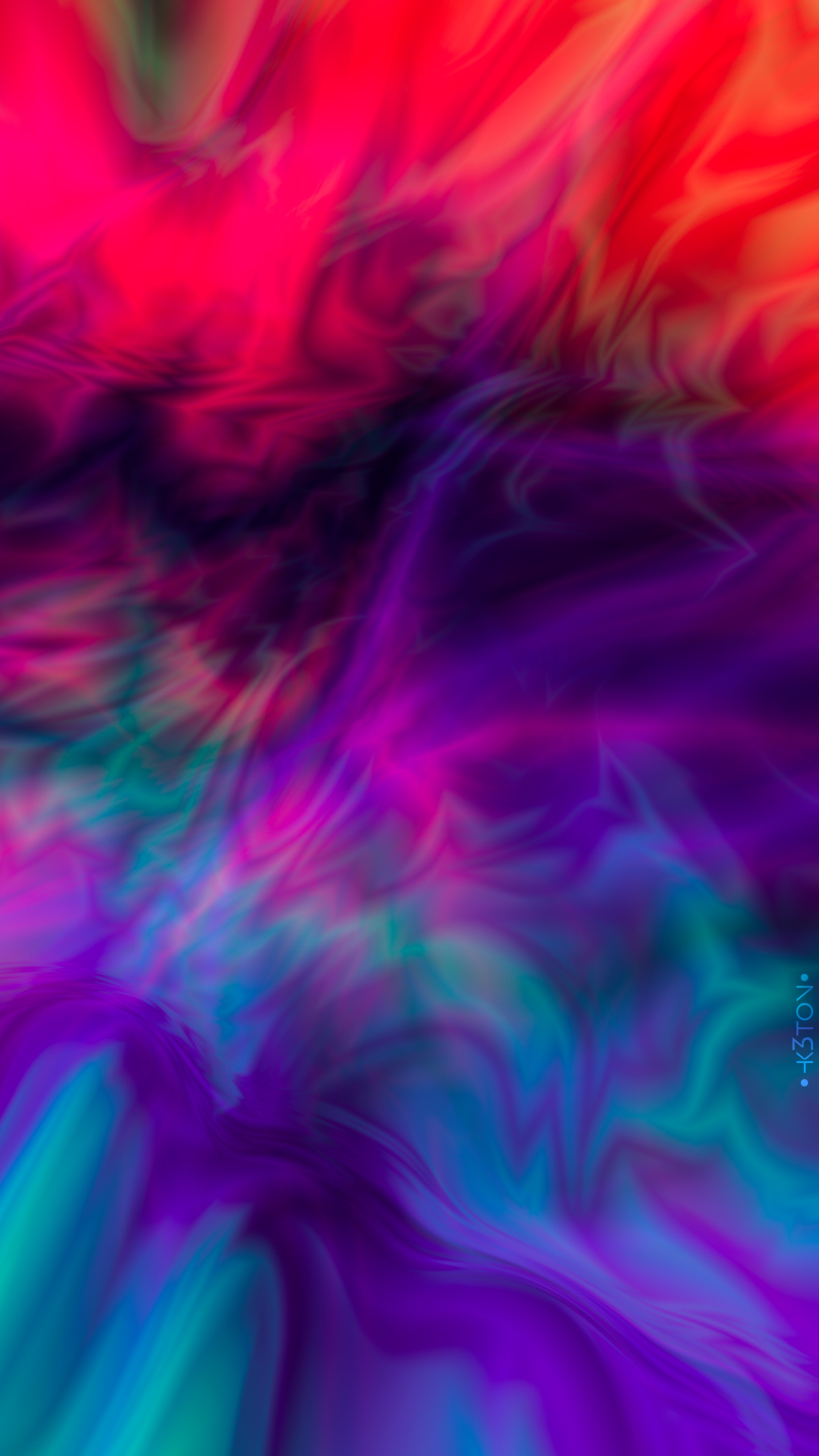 Abstract digital art with vibrant colors HD Phone Wallpaper