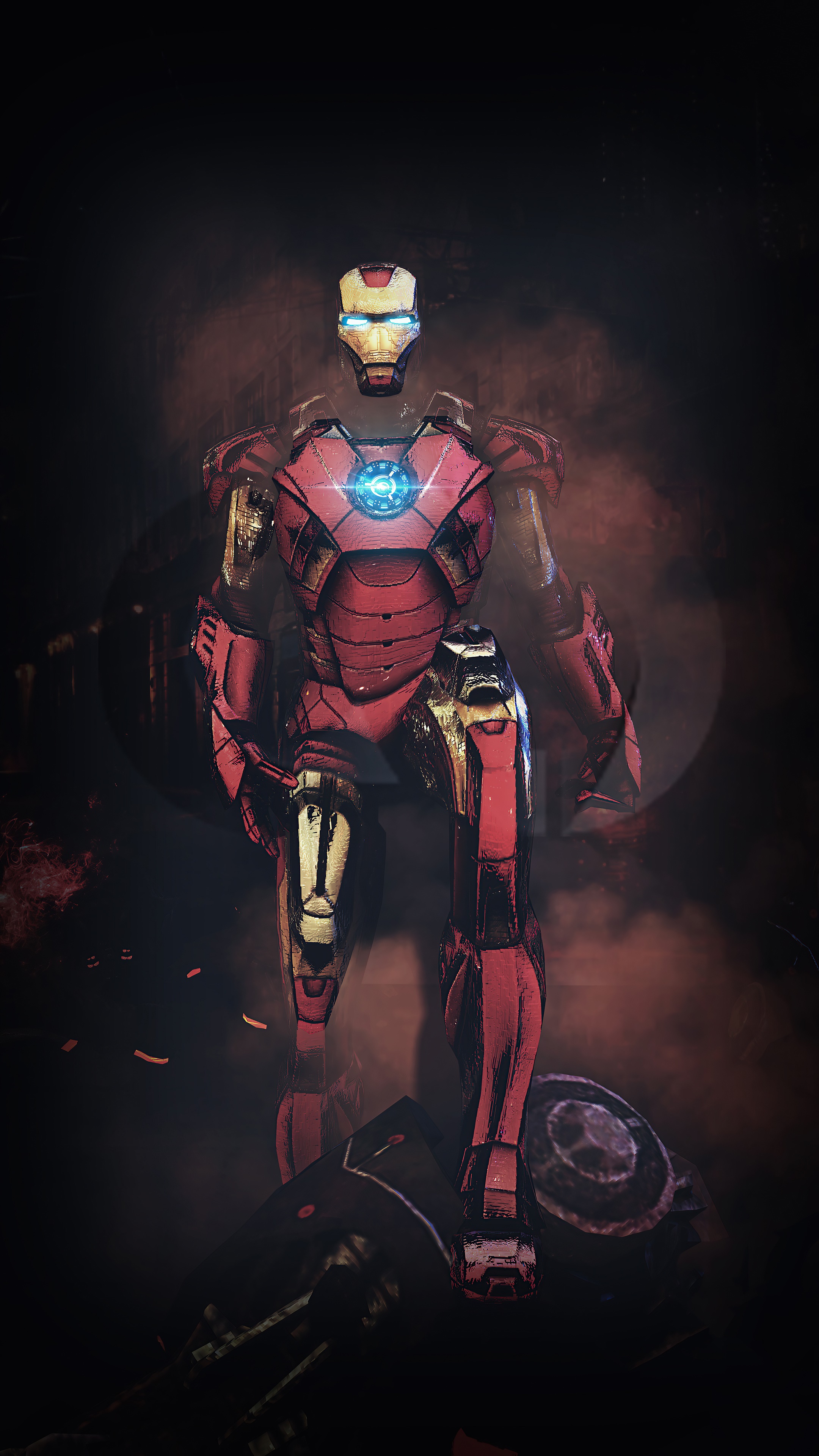 Iron Man artwork 4K HD Phone Wallpaper