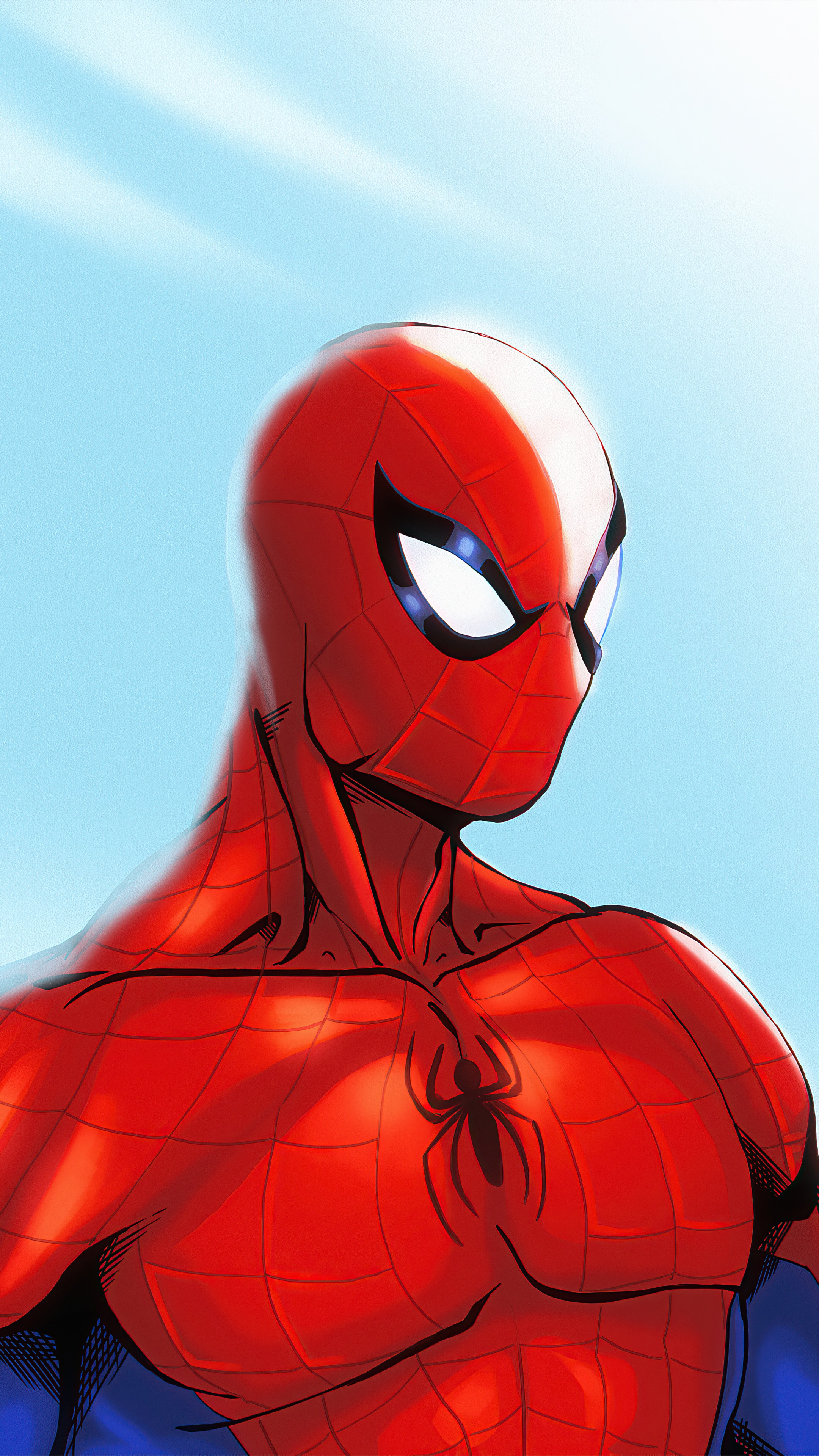 Spider-Man artwork by an artist on Artstation HD Phone Wallpaper