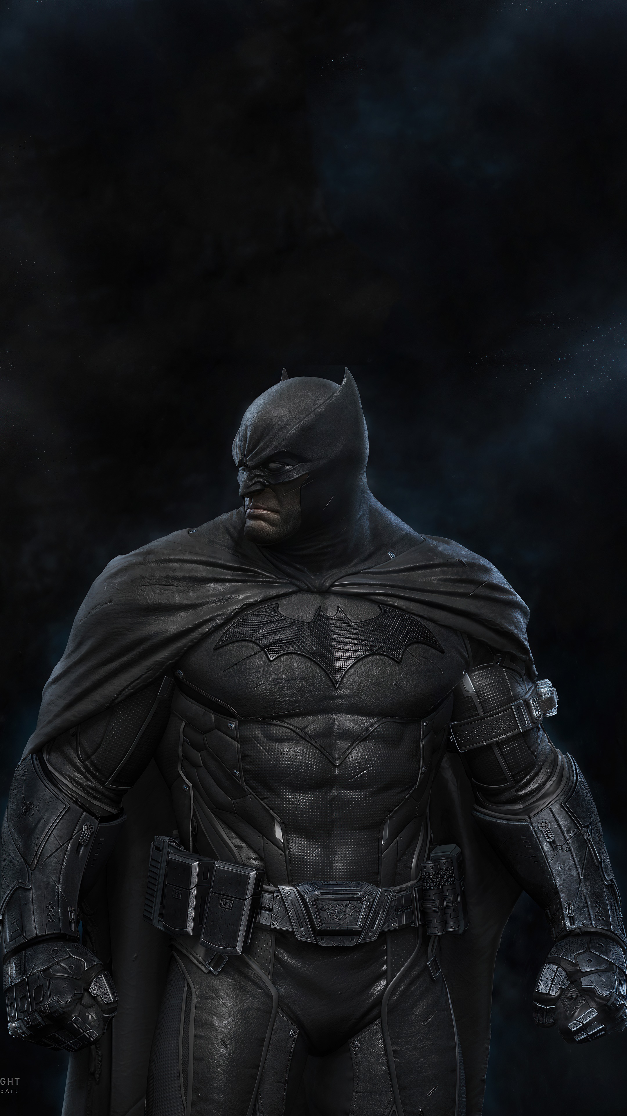 Batman from DC Comics digital art HD Phone Wallpaper
