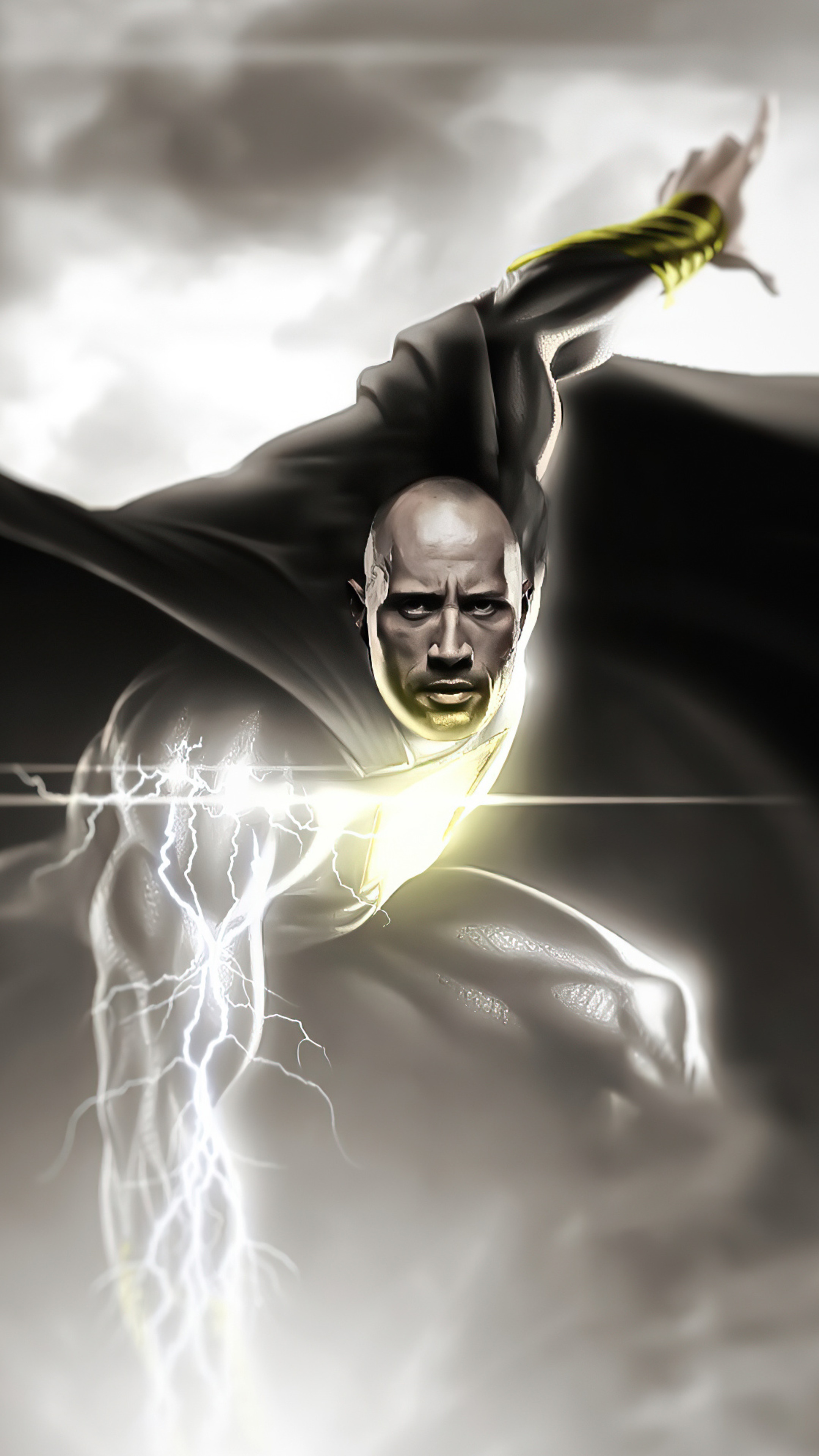 Black Adam from DC Comics artwork HD Phone Wallpaper