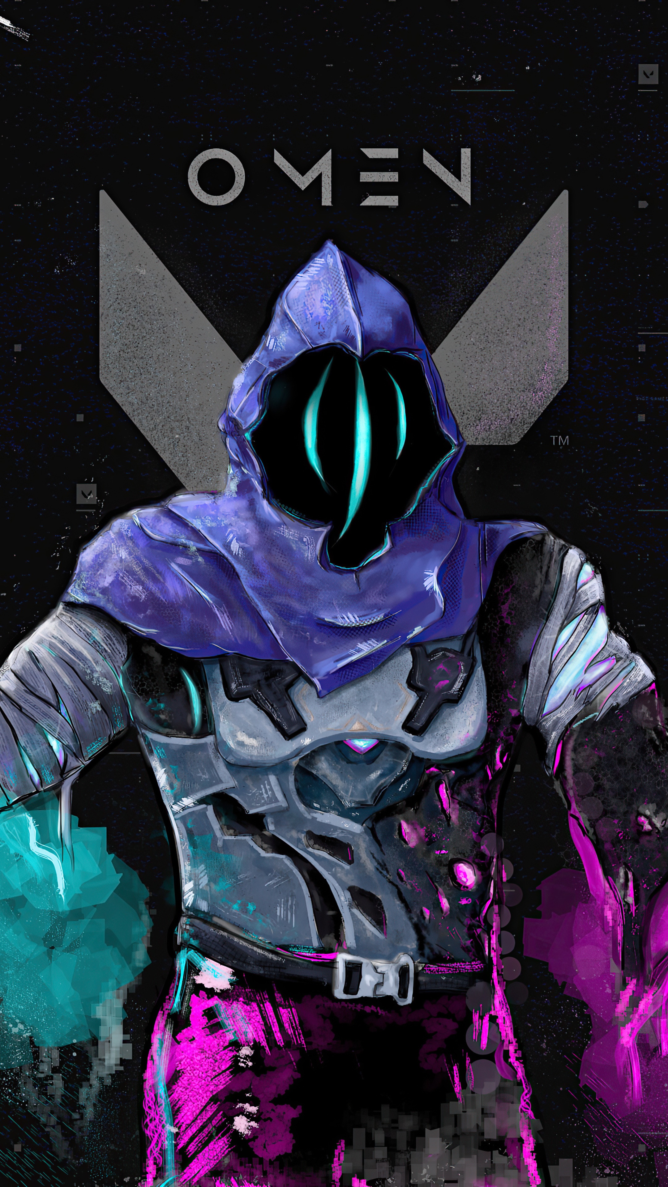 Omen from Valorant 4K HD Phone Wallpaper