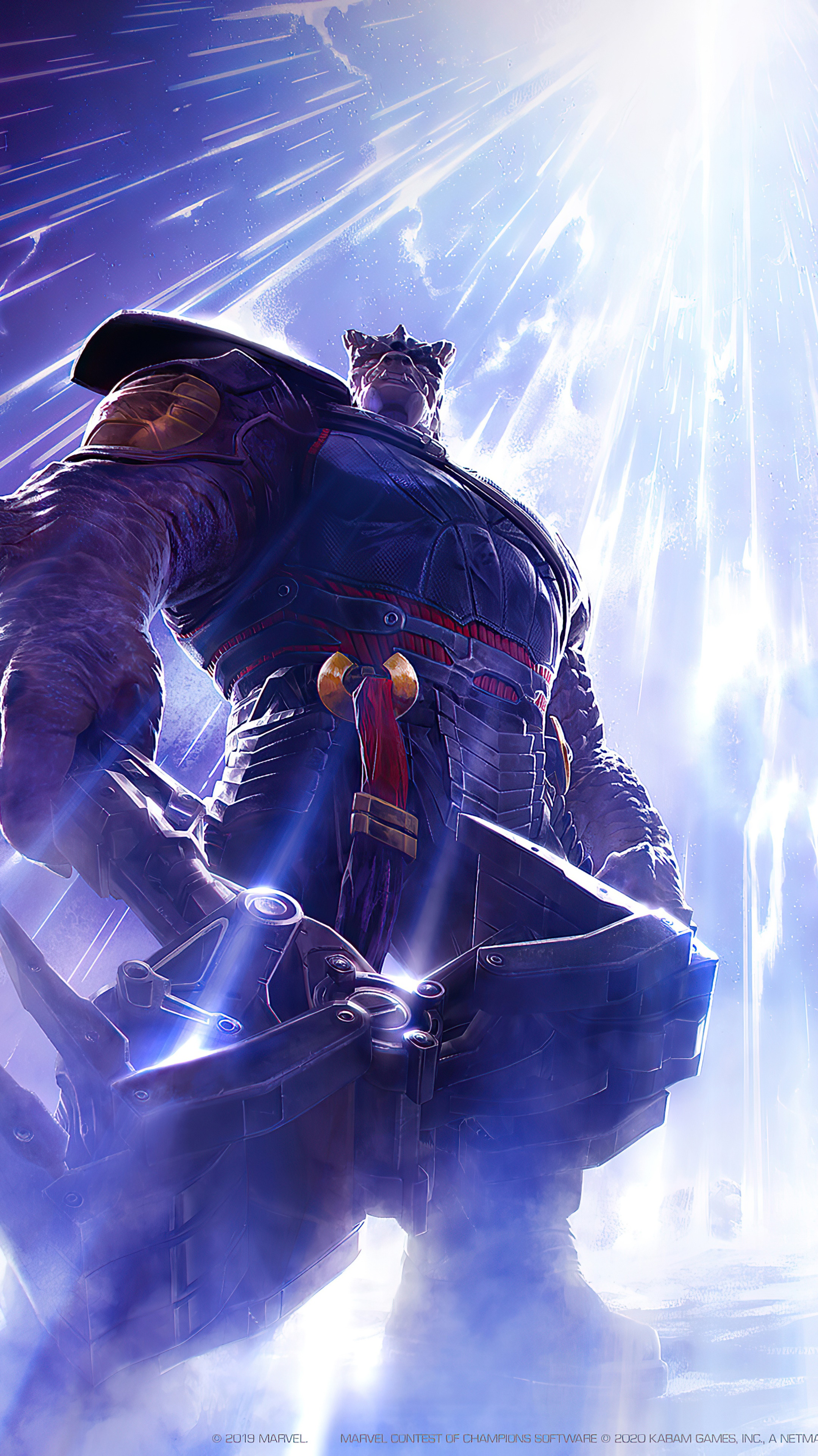 Thanos from Marvel Contest of Champions 4K HD Phone Wallpaper