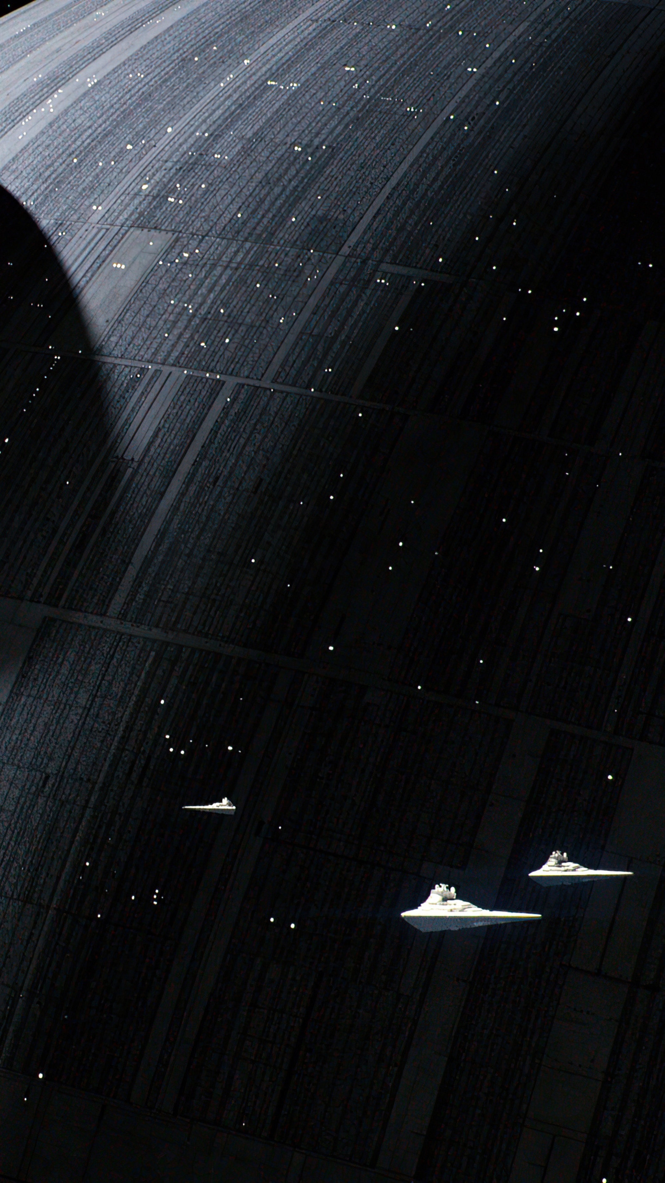 Star Wars artwork featuring Imperial Star Destroyers HD Phone Wallpaper