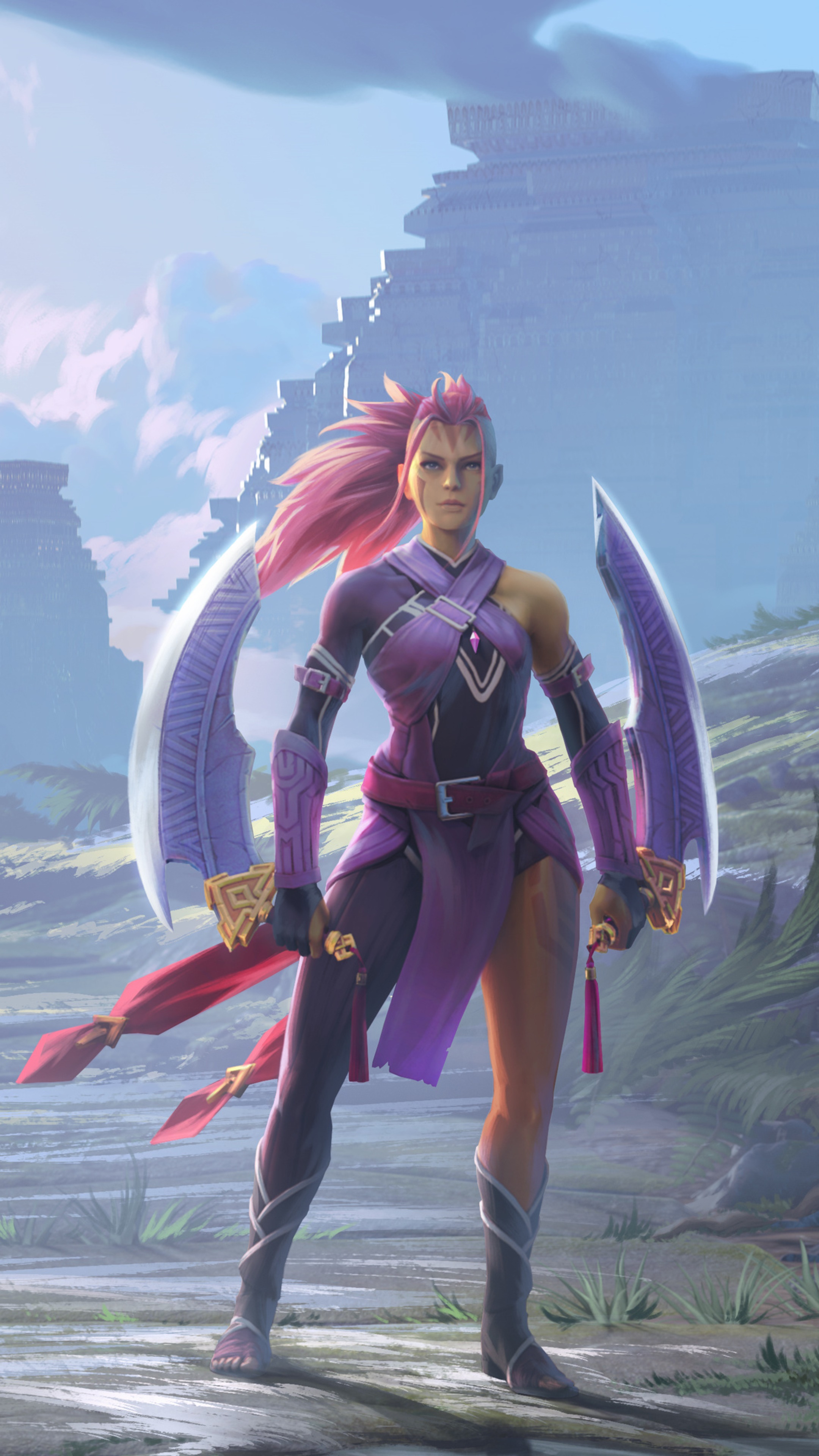 Templar Assassin from Dota 2 HD Phone Wallpaper