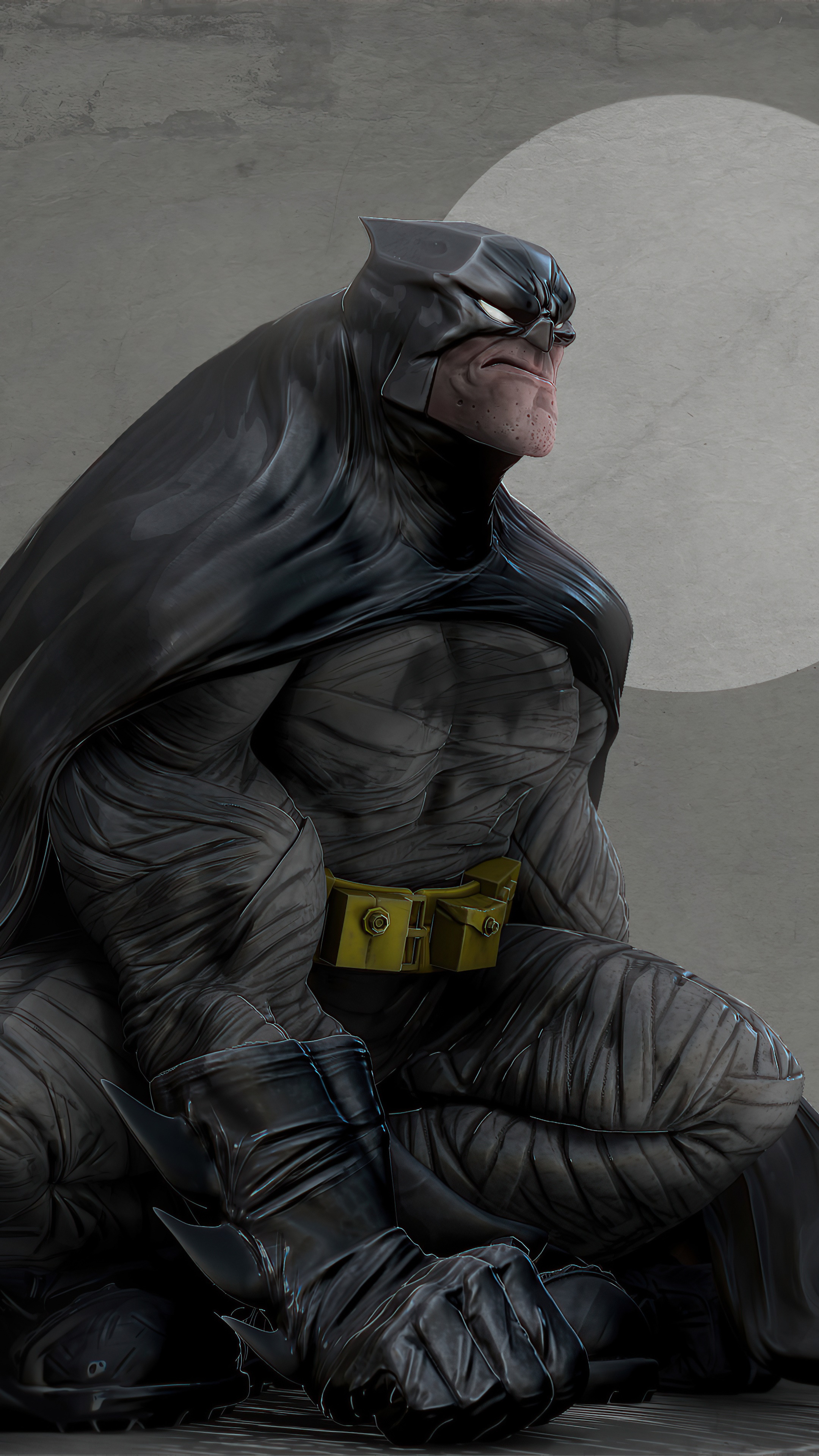 Batman artwork 4K HD Phone Wallpaper