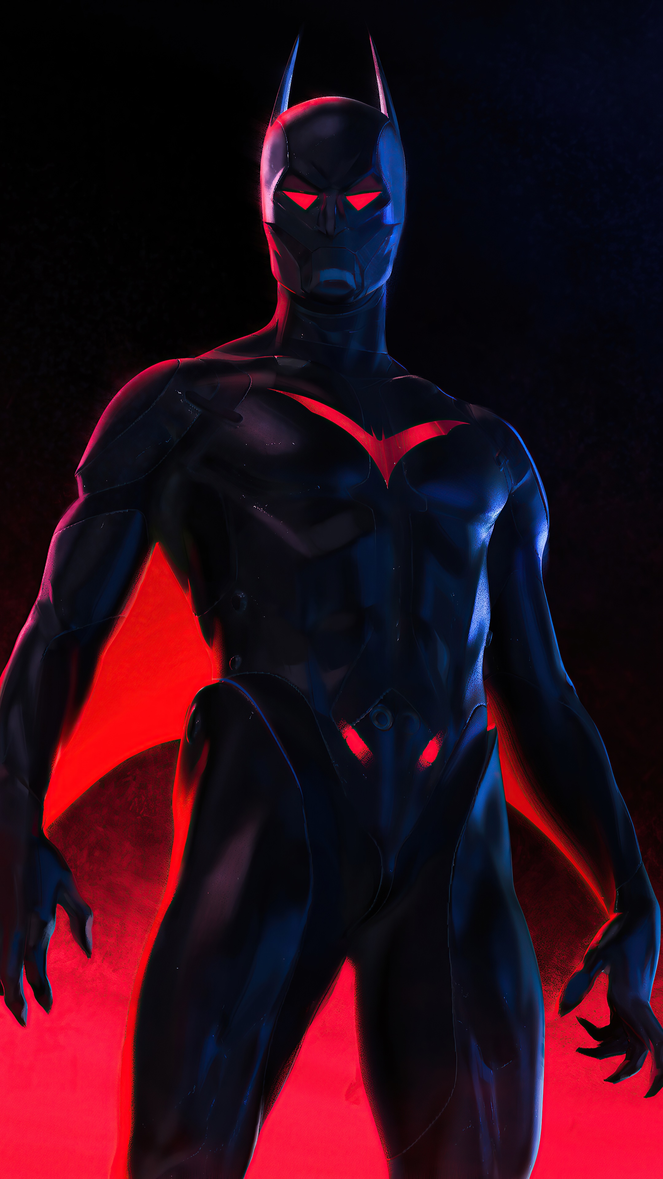 Batman Beyond artwork HD Phone Wallpaper