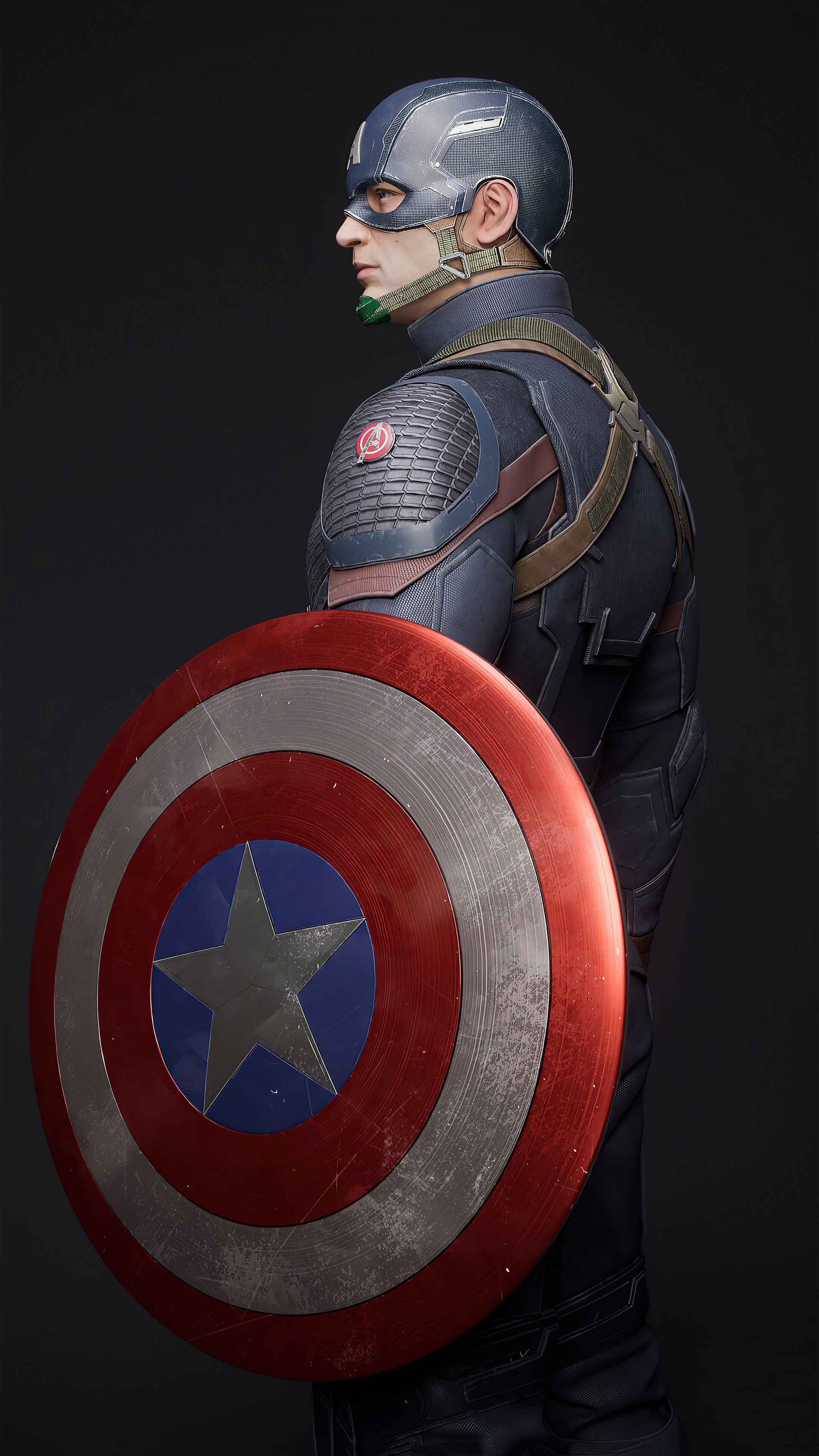 Captain America from Marvel Comics HD Phone Wallpaper