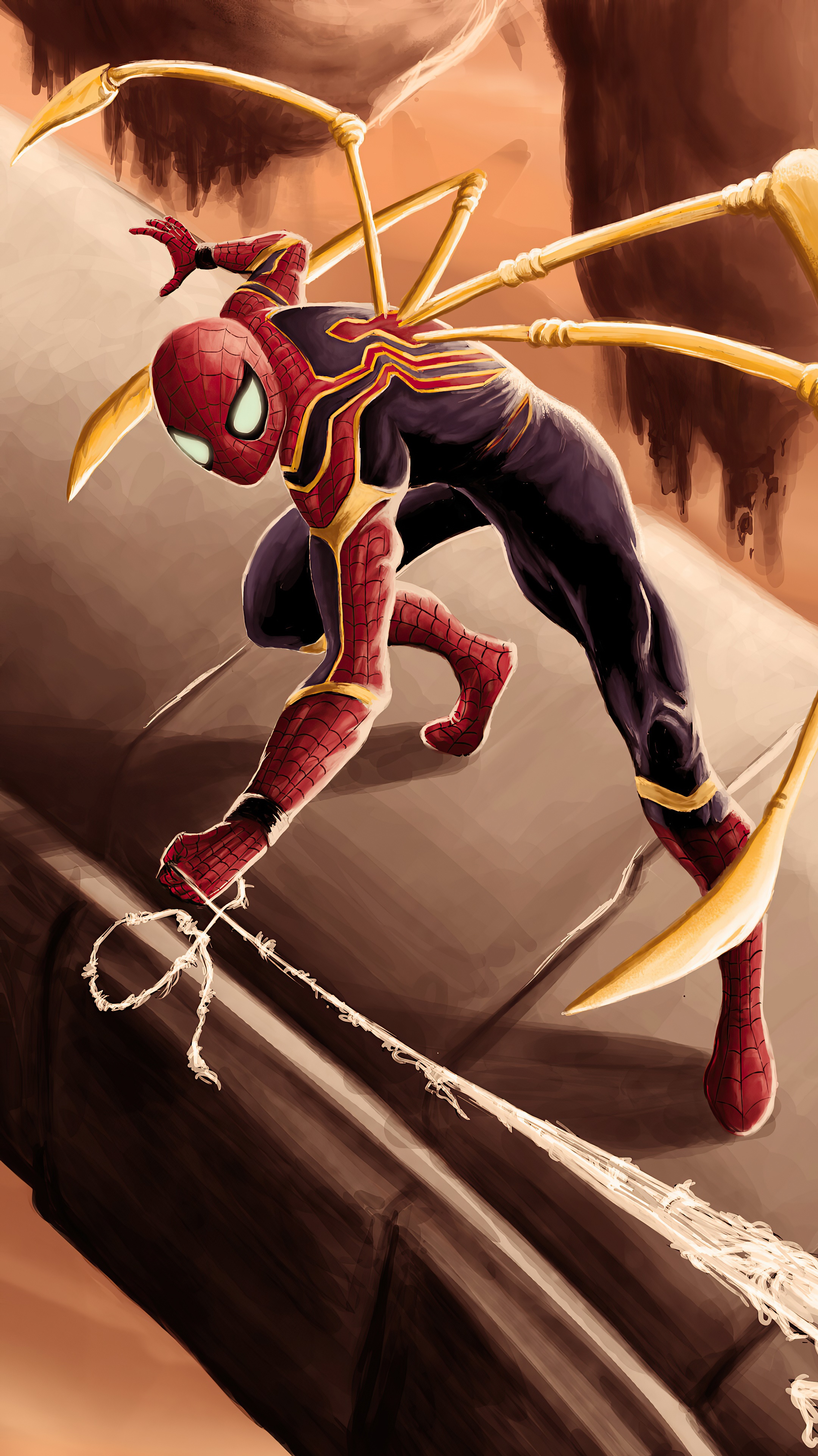 Spider-Man from Marvel artwork HD Phone Wallpaper