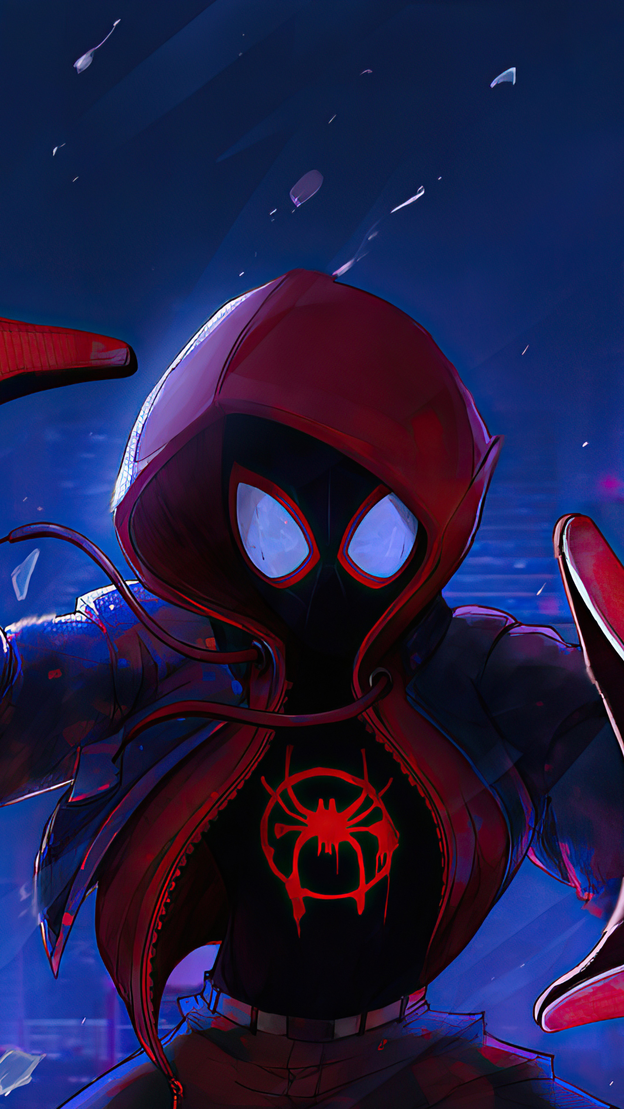 Miles Morales Spider-Man artwork HD Phone Wallpaper
