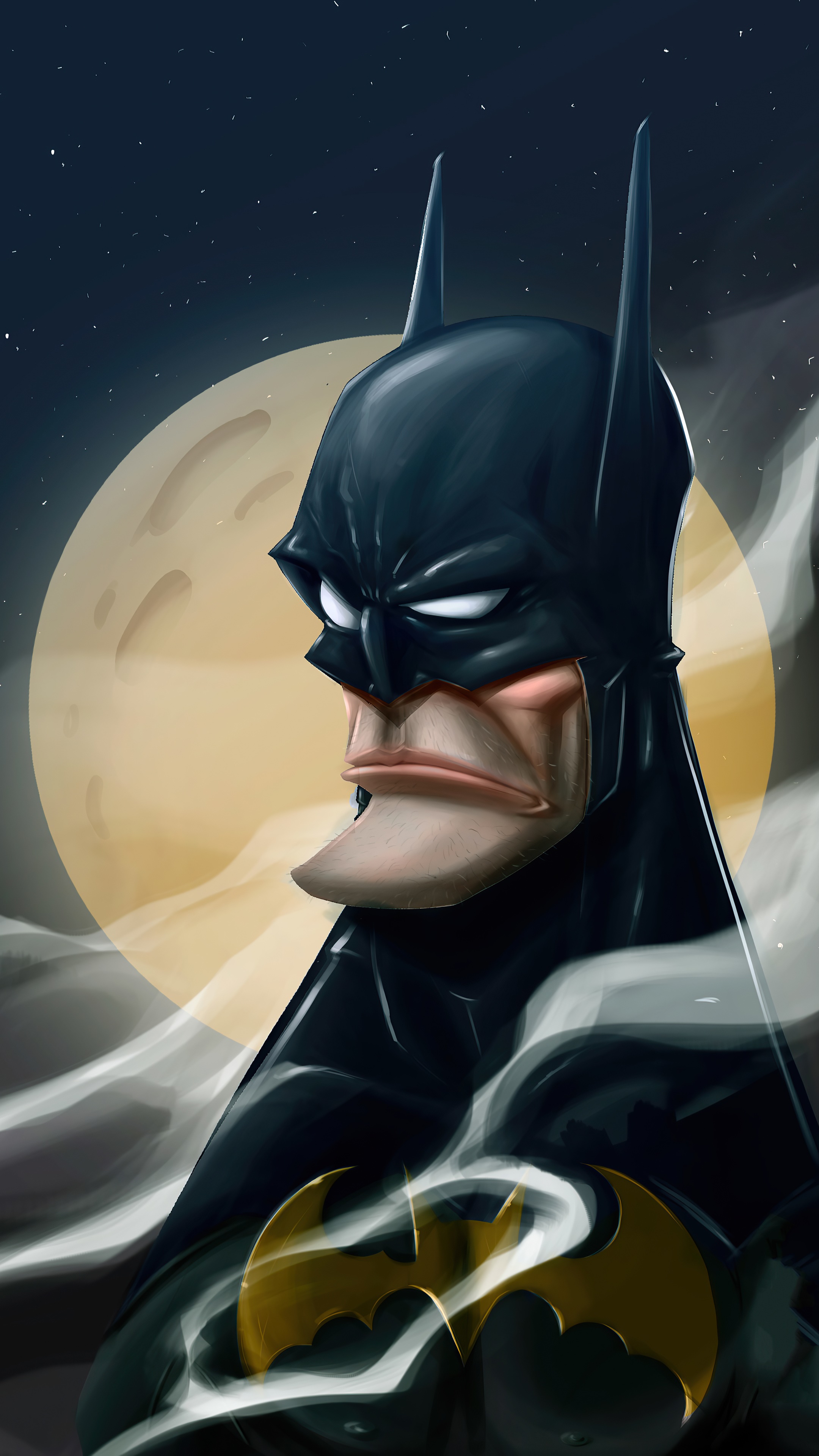Batman artwork HD Phone Wallpaper
