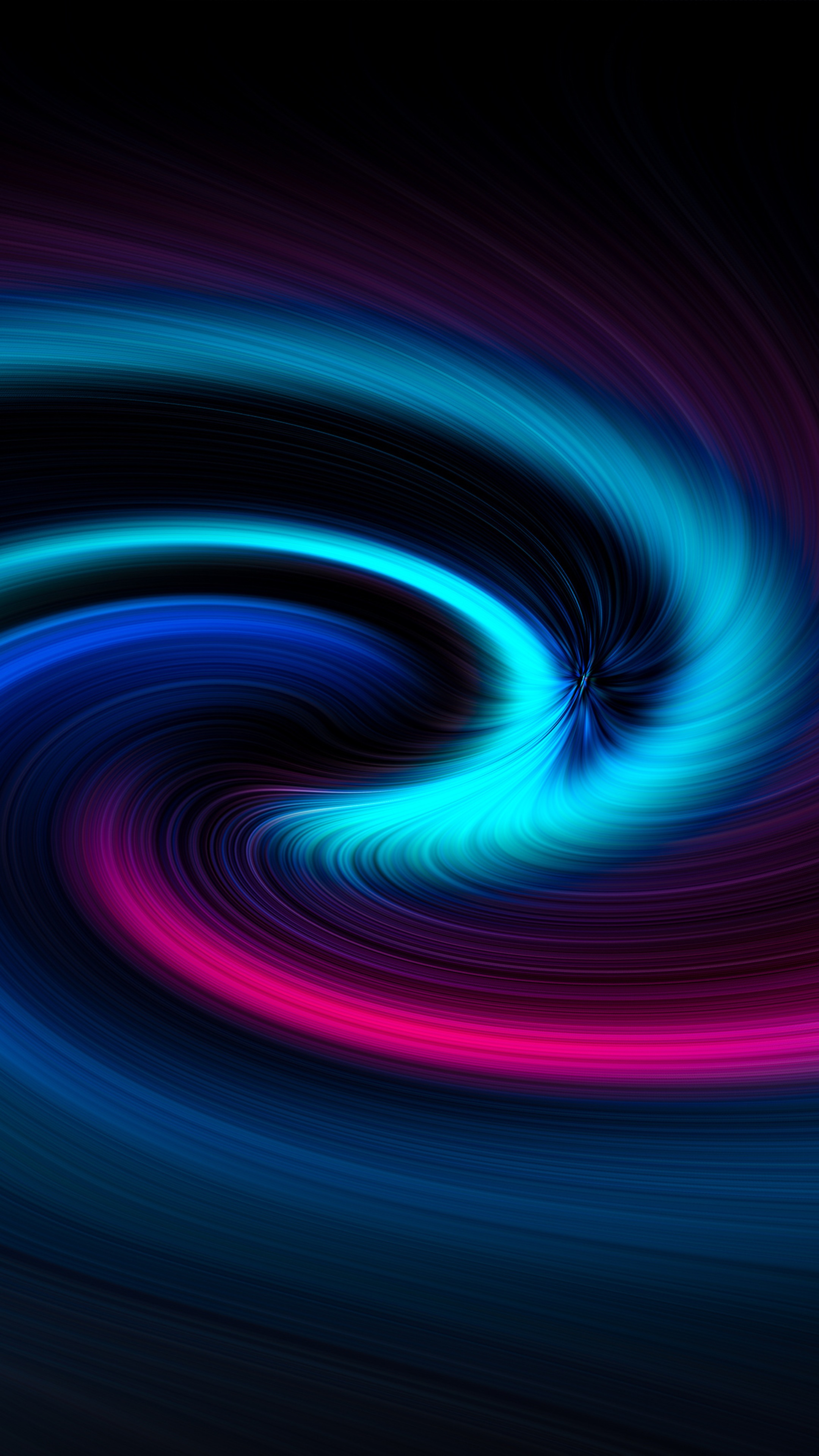 Abstract digital art with swirling colors HD Phone Wallpaper