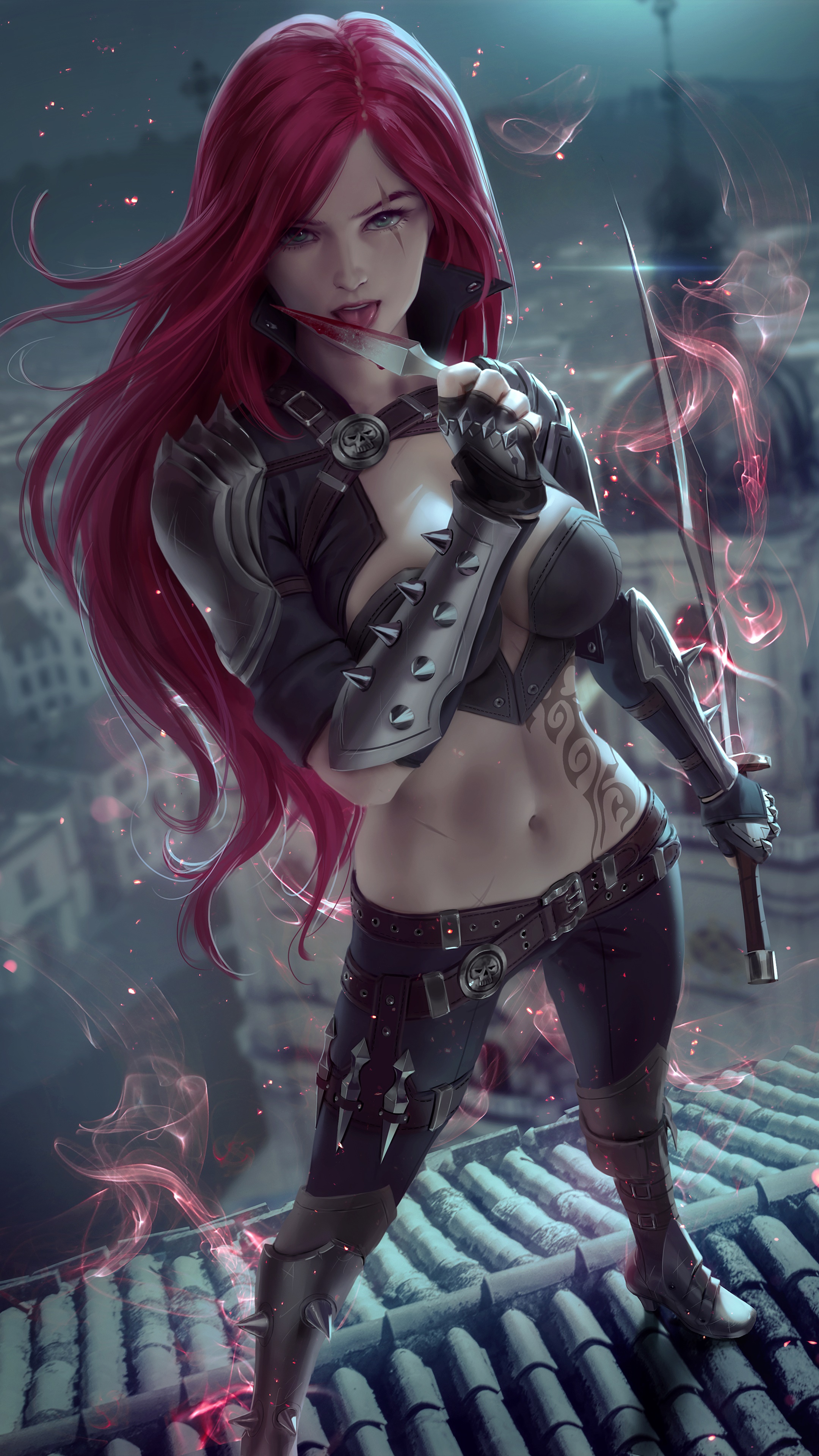 Katarina from League of Legends HD Phone Wallpaper