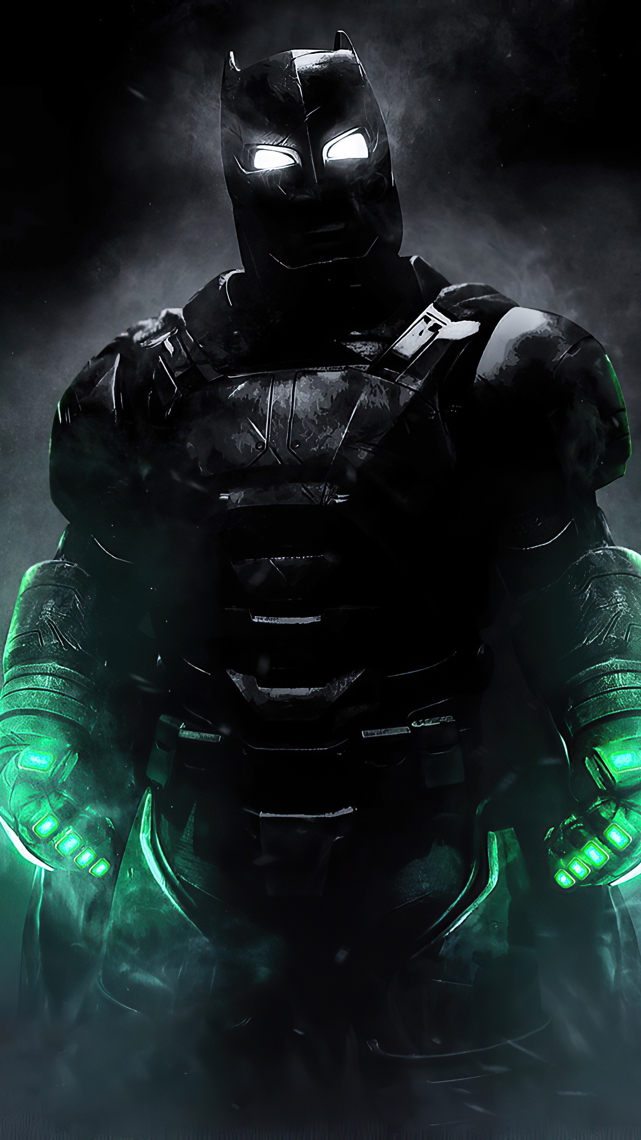 Batman in Armored Suit Artwork 4K HD Phone Wallpaper