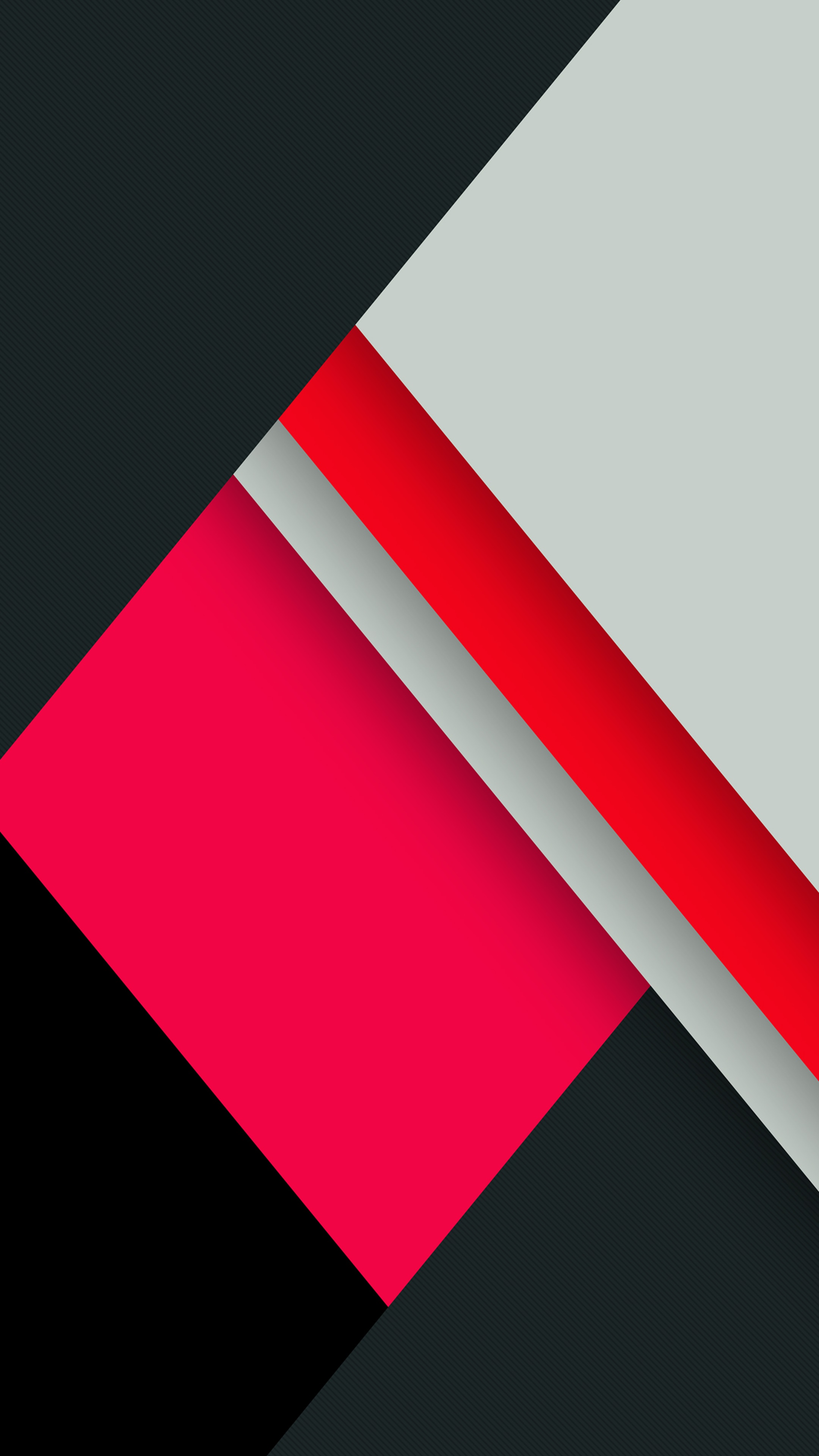 Abstract geometric shapes with red and gray stripes HD Phone Wallpaper