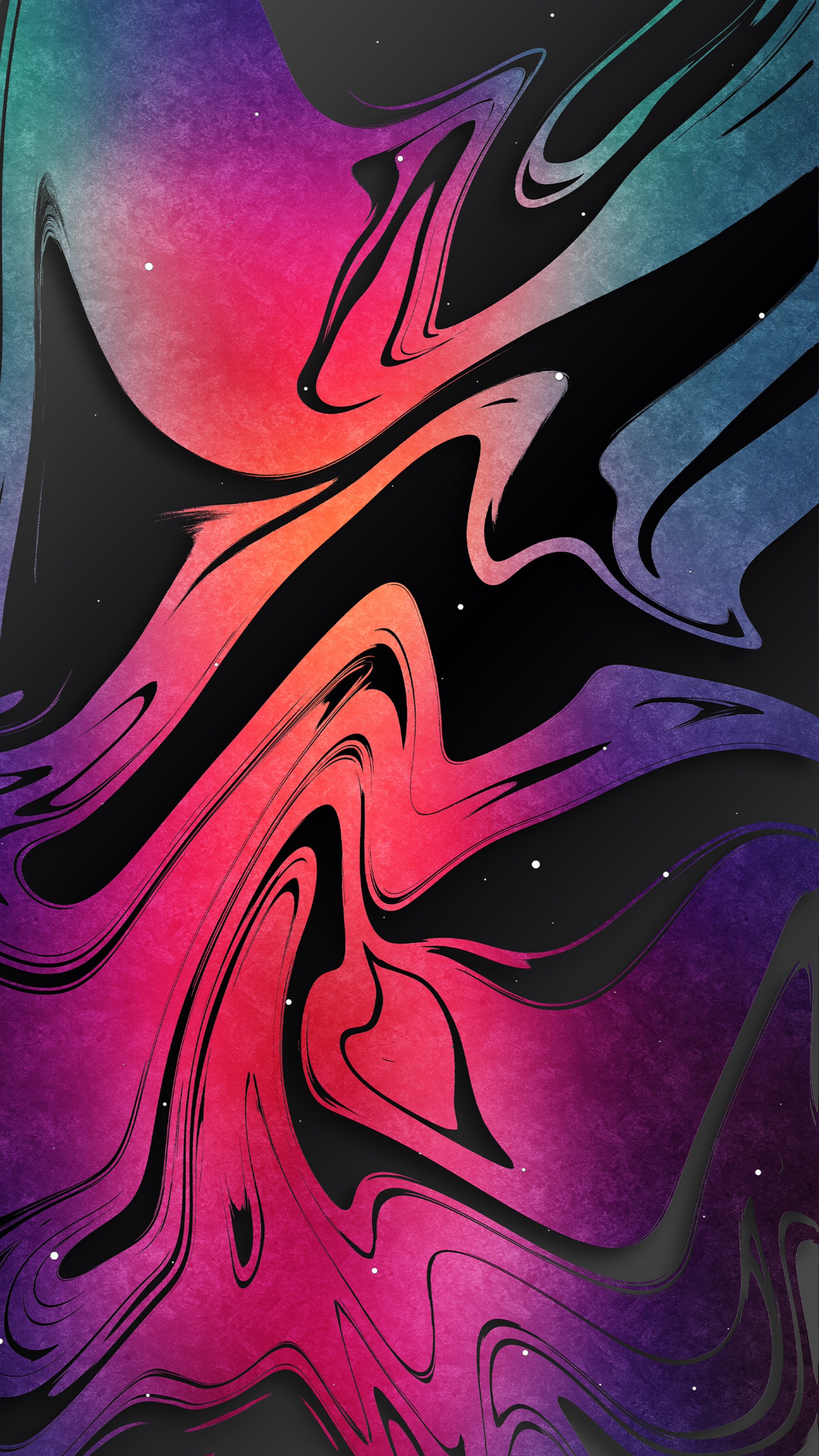 Abstract digital art with swirling colors HD Phone Wallpaper
