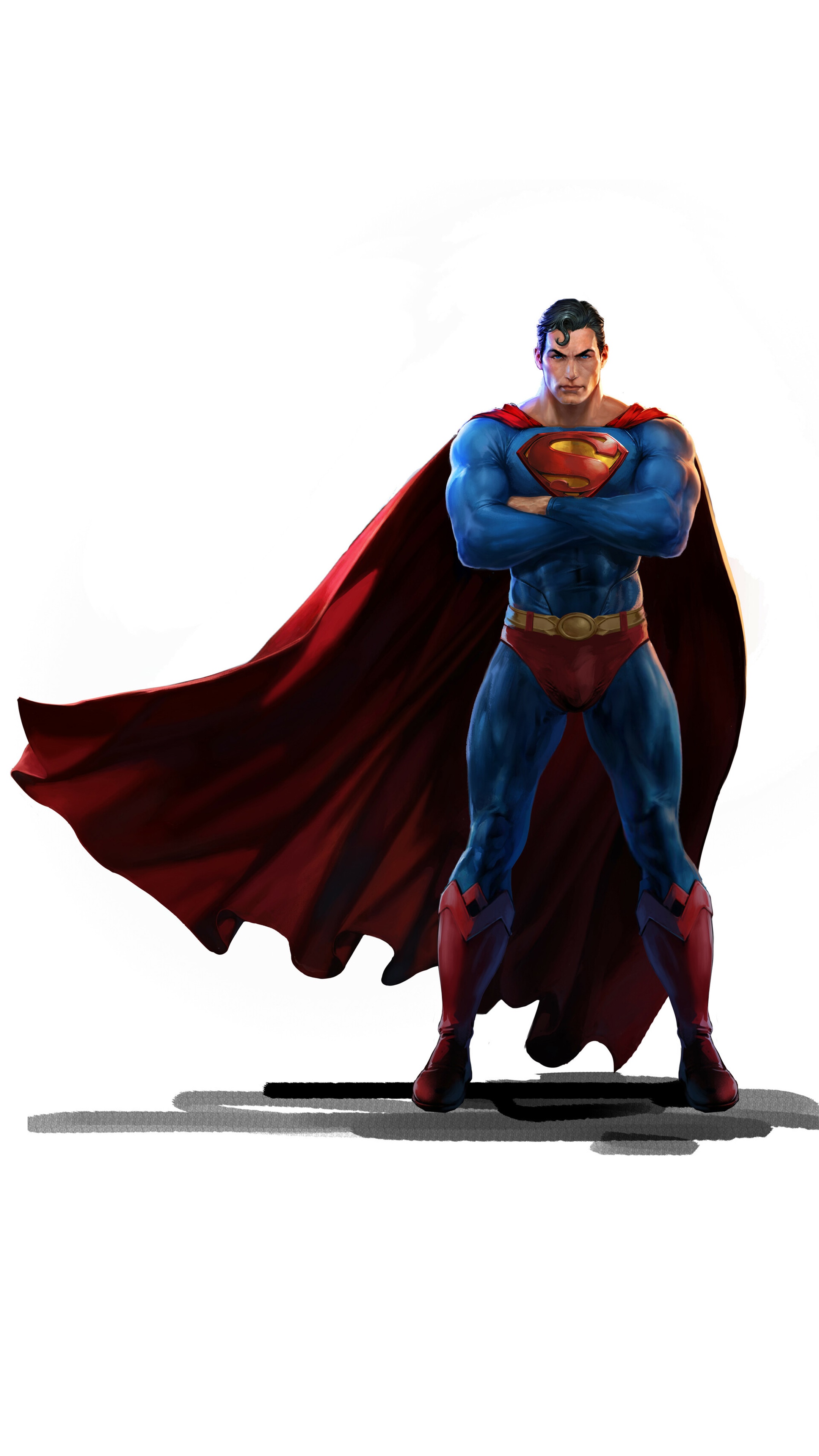 Superman artwork HD Phone Wallpaper