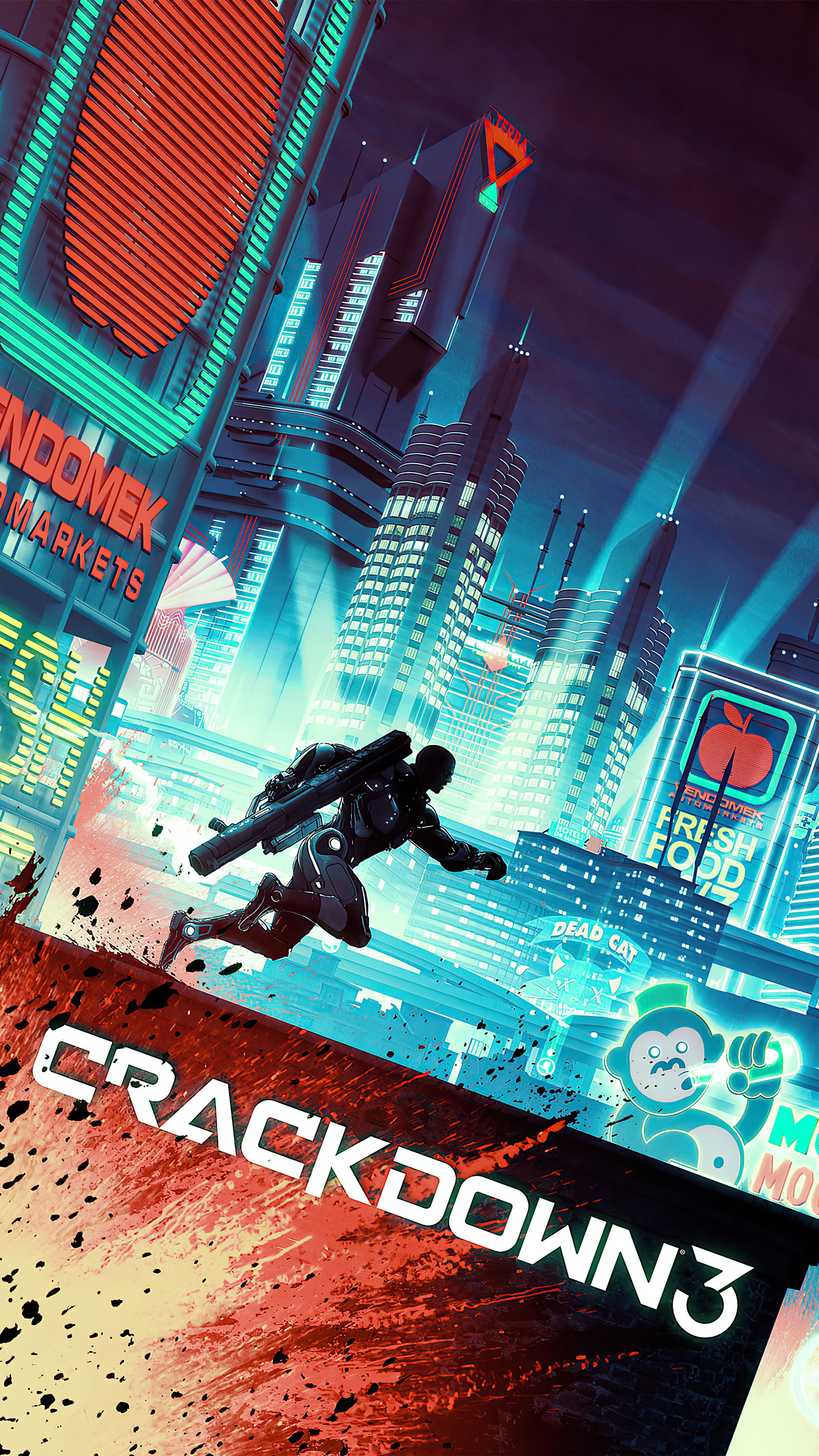 Crackdown 3 4K HD Phone Wallpaper