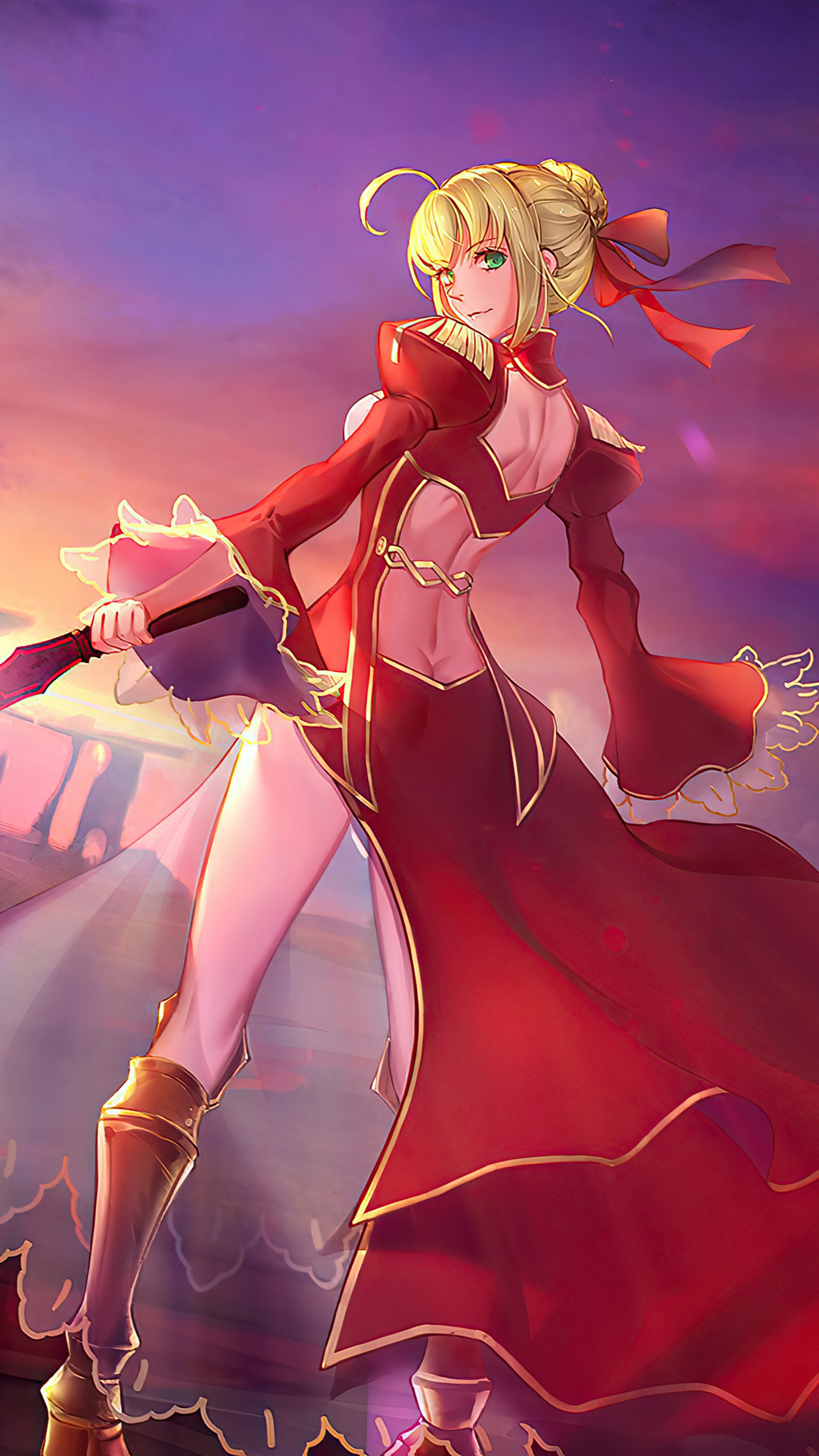 Saber from Fate/Stay Night HD Phone Wallpaper