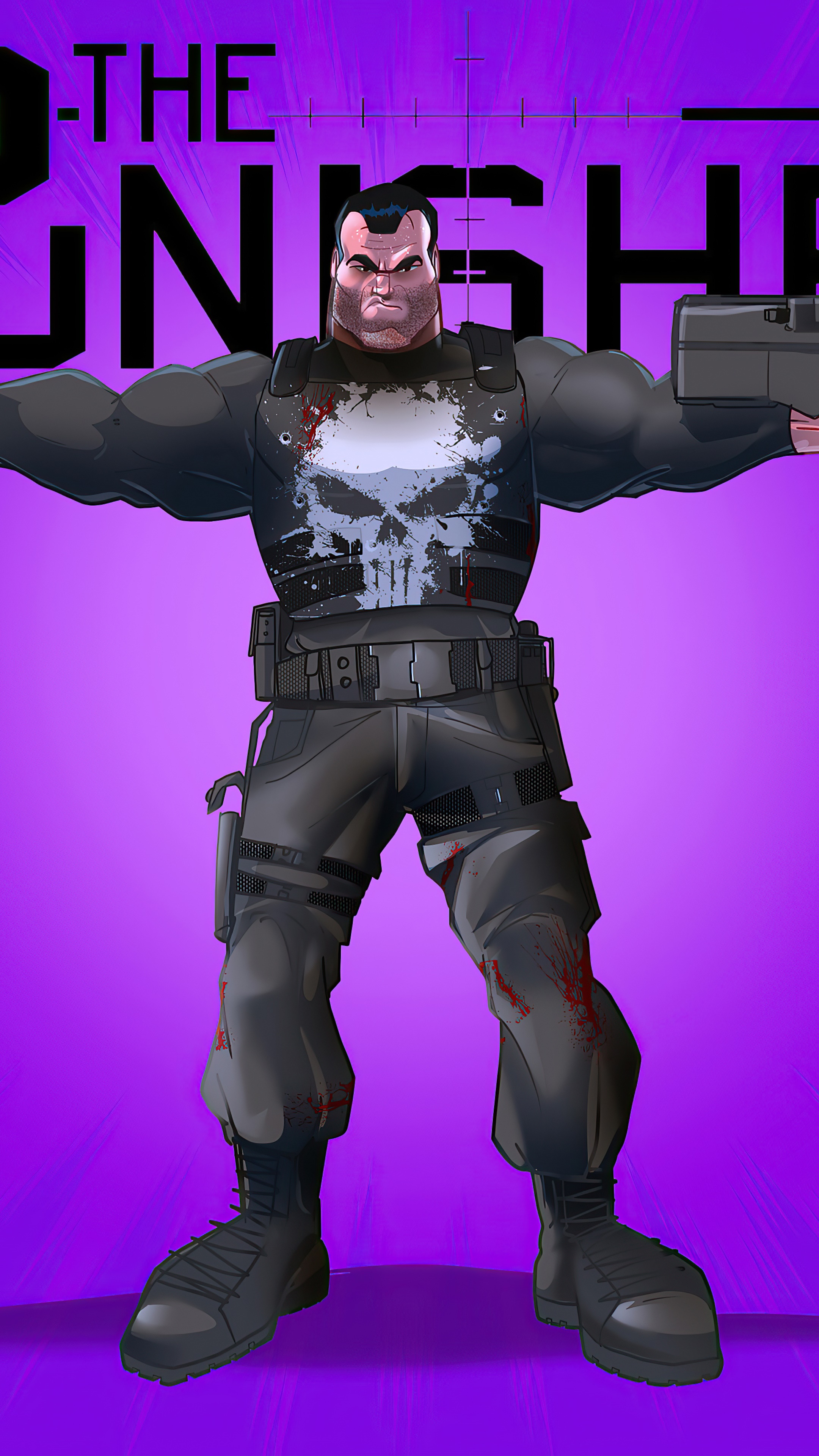 The Punisher artwork HD Phone Wallpaper