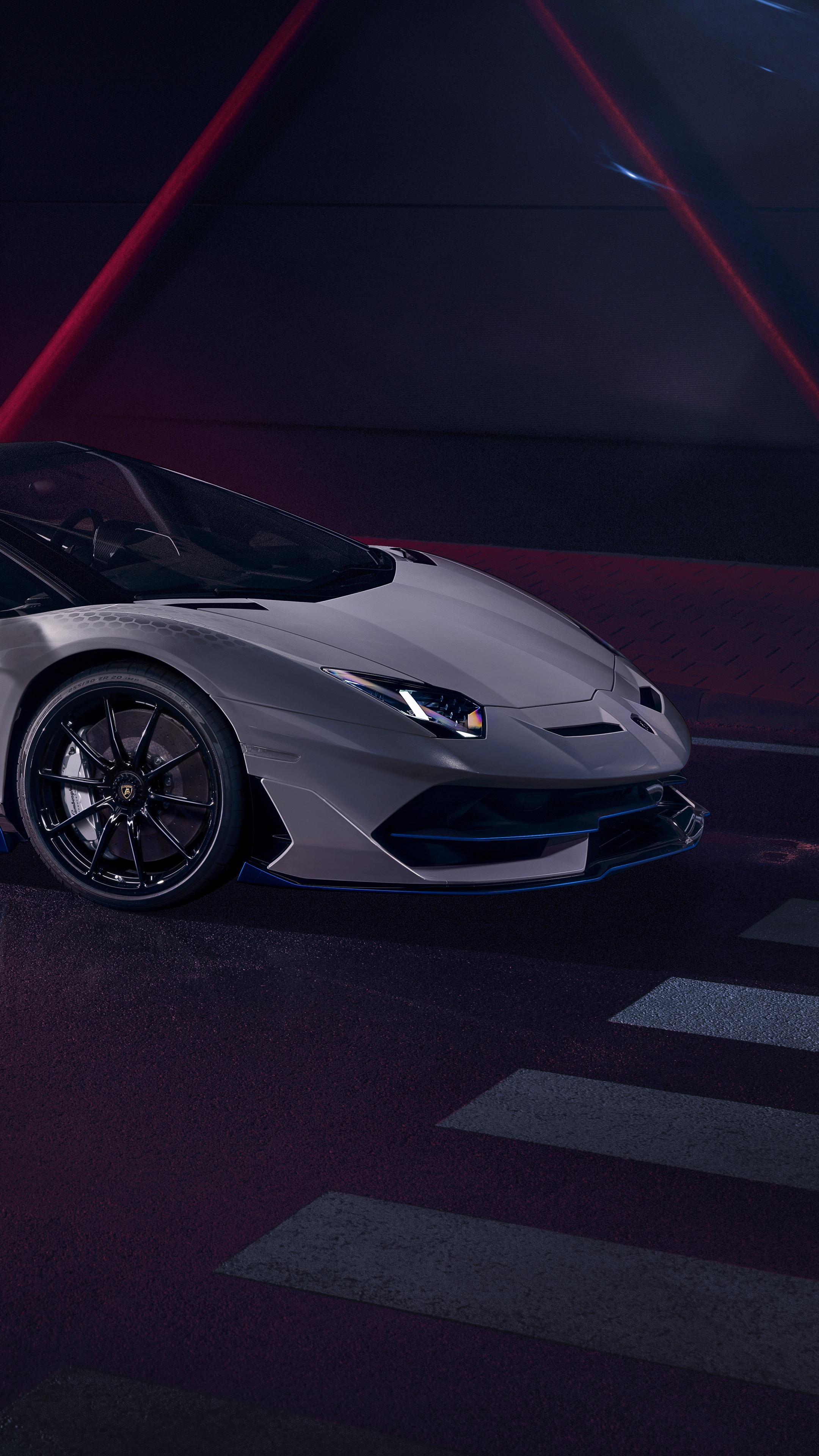 Lamborghini Aventador SVJ Roadster Xago 4K HD Phone Wallpaper