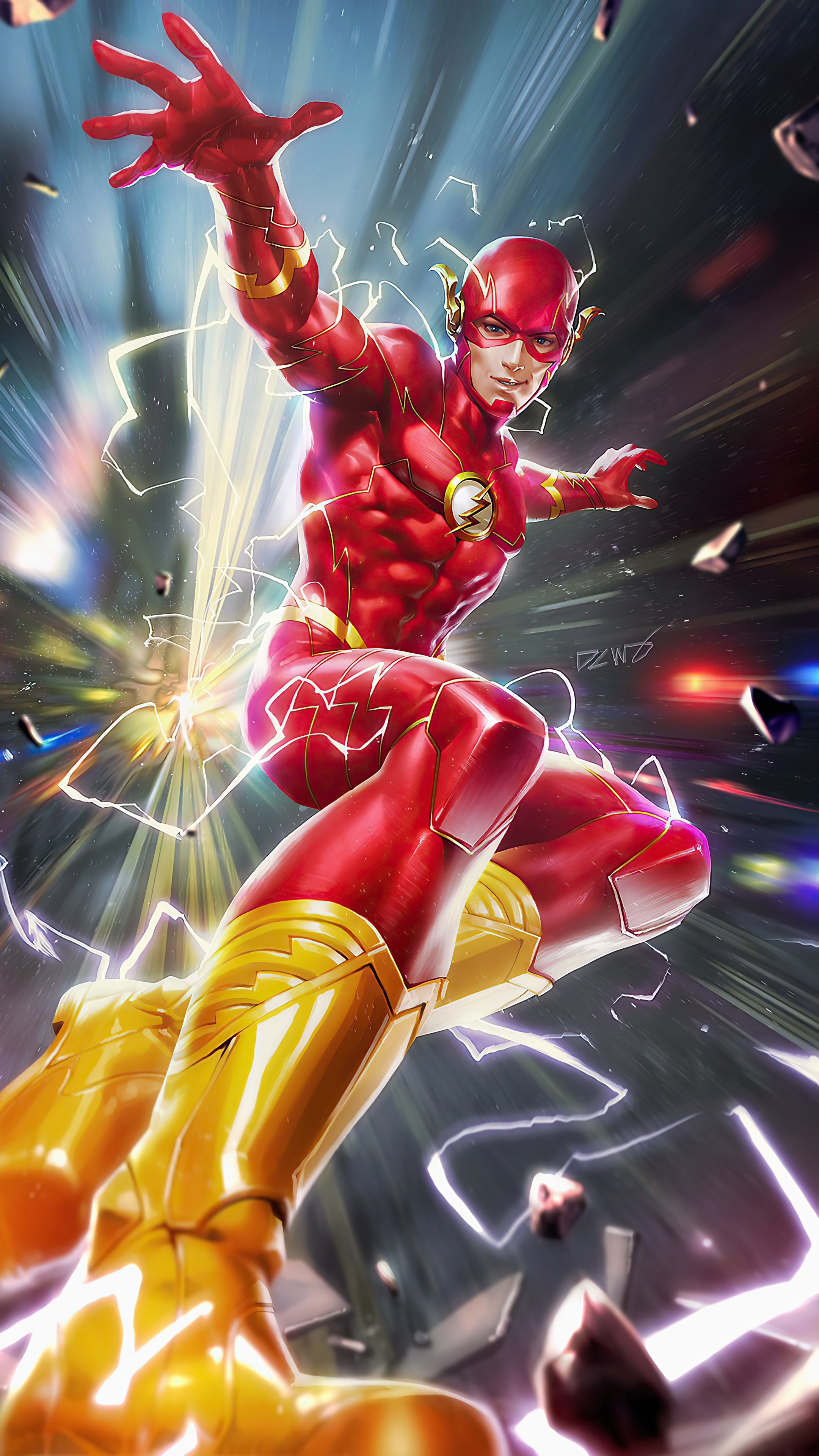 The Flash from DC Comics 4K HD Phone Wallpaper