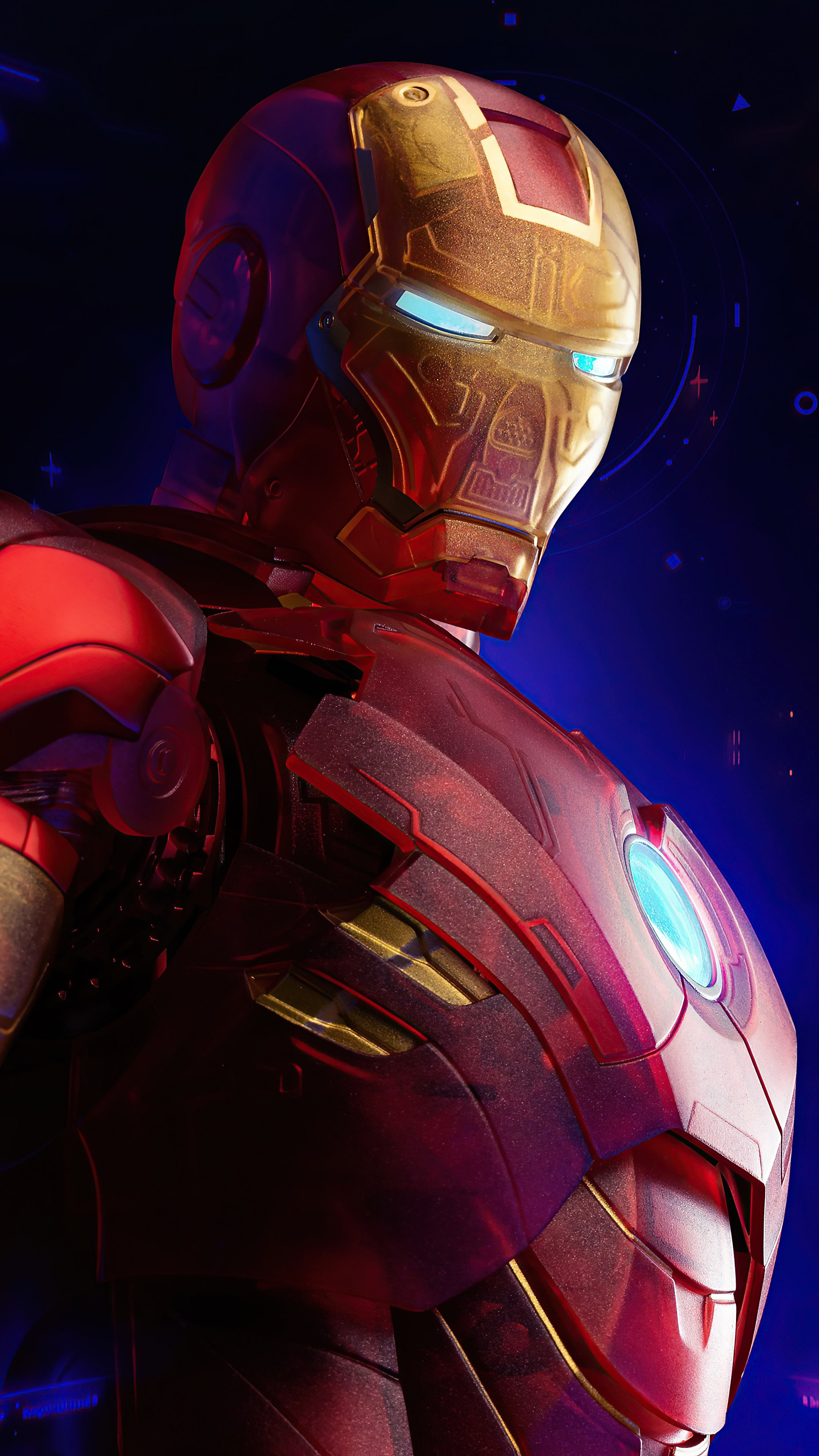 Iron Man Artwork 4K HD Phone Wallpaper