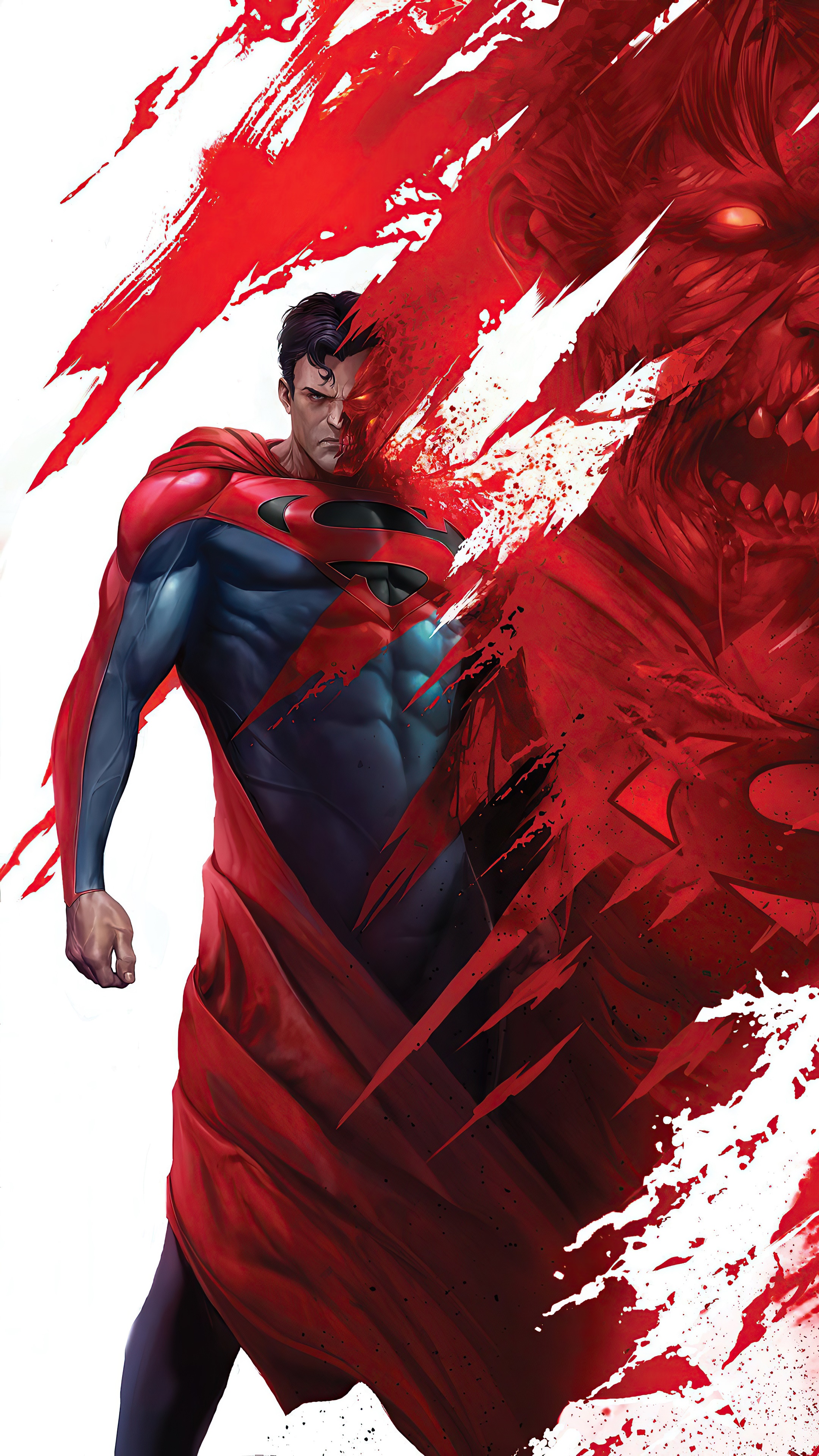 Superman from DC Comics artwork 4K HD Phone Wallpaper