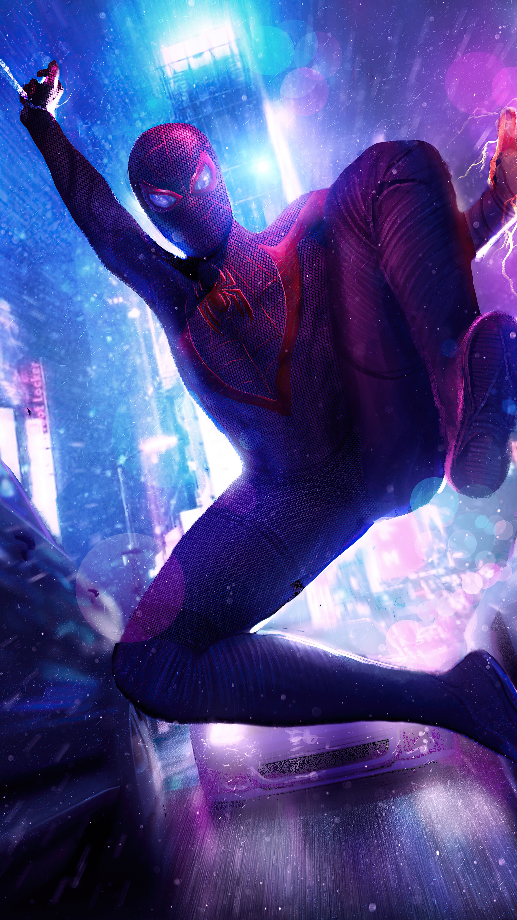 Spider-Man from Marvel artwork 4K HD Phone Wallpaper