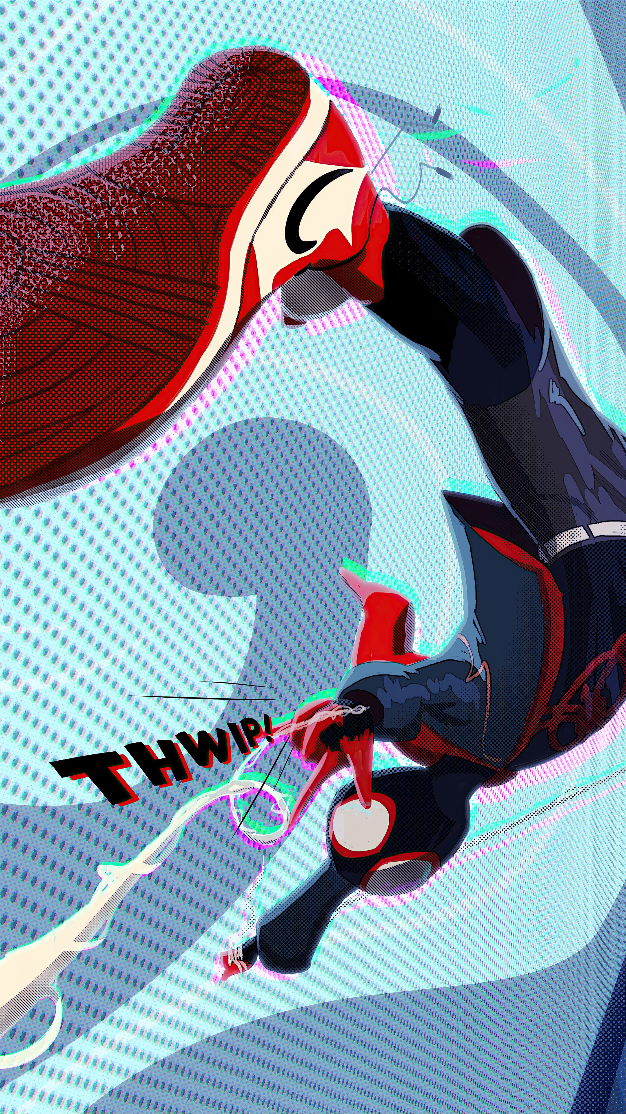 Spider-Man from Marvel Comics shooting web HD Phone Wallpaper