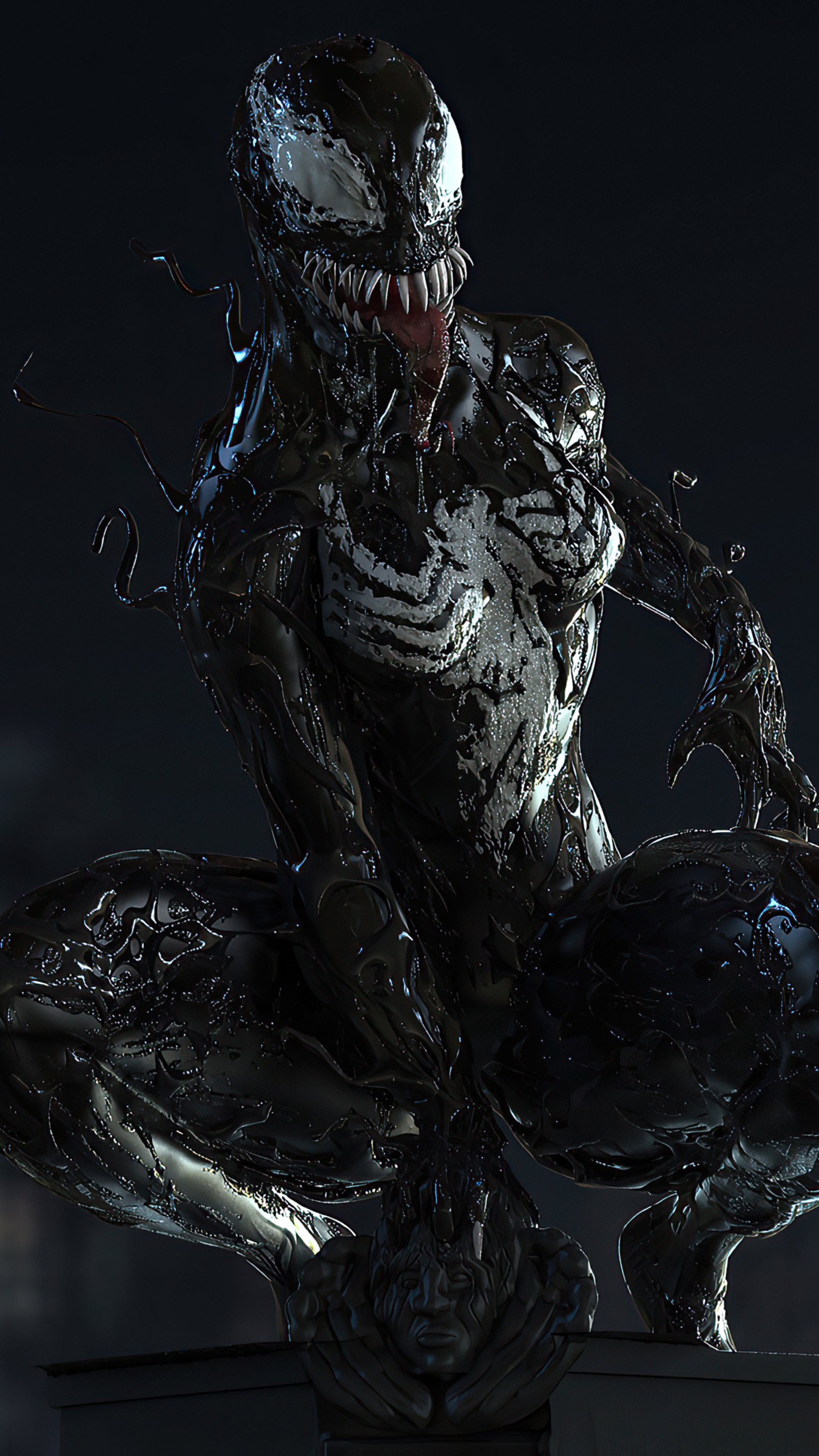 Venom artwork 4K HD Phone Wallpaper