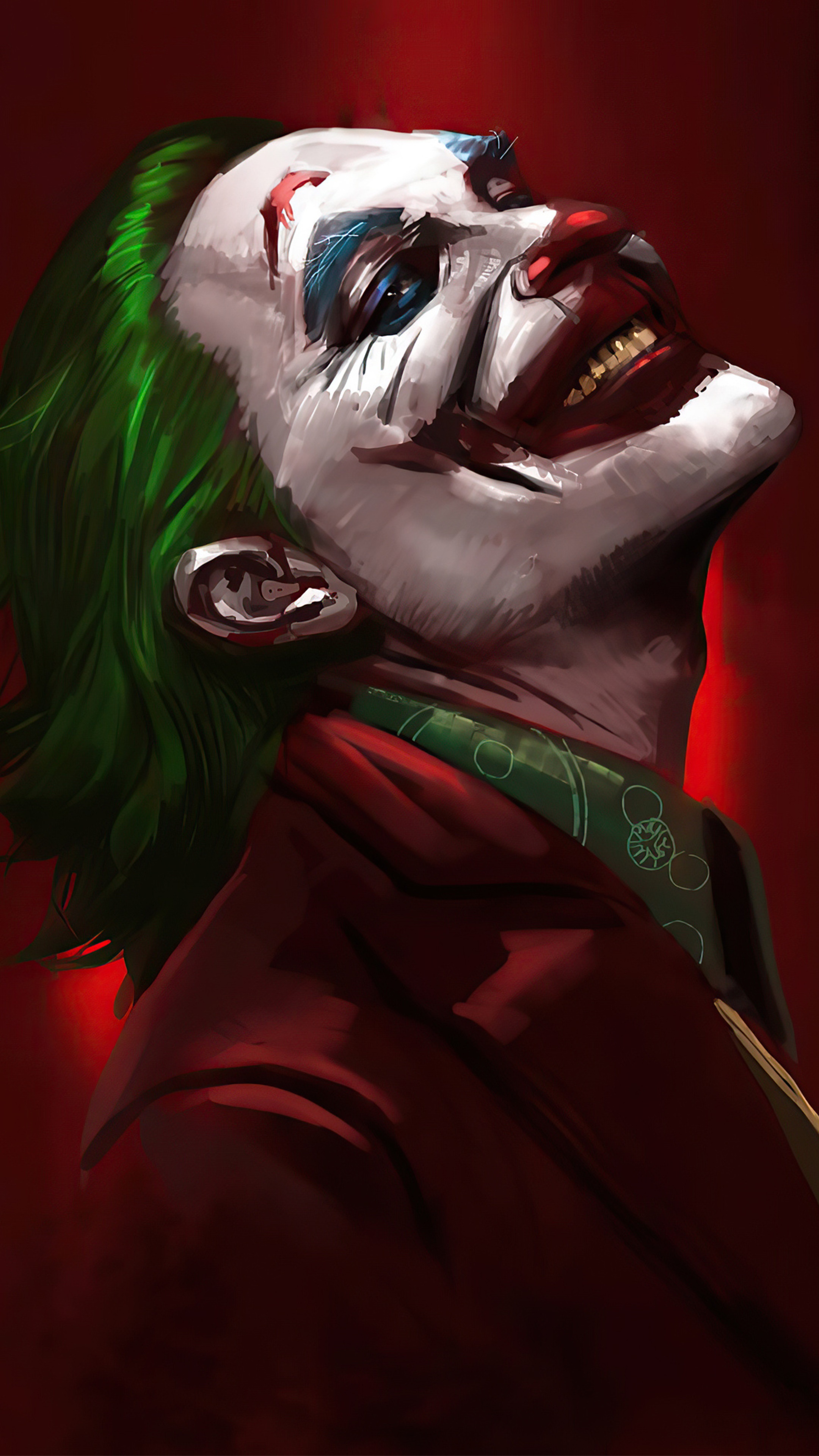 Joker artwork 4K HD Phone Wallpaper