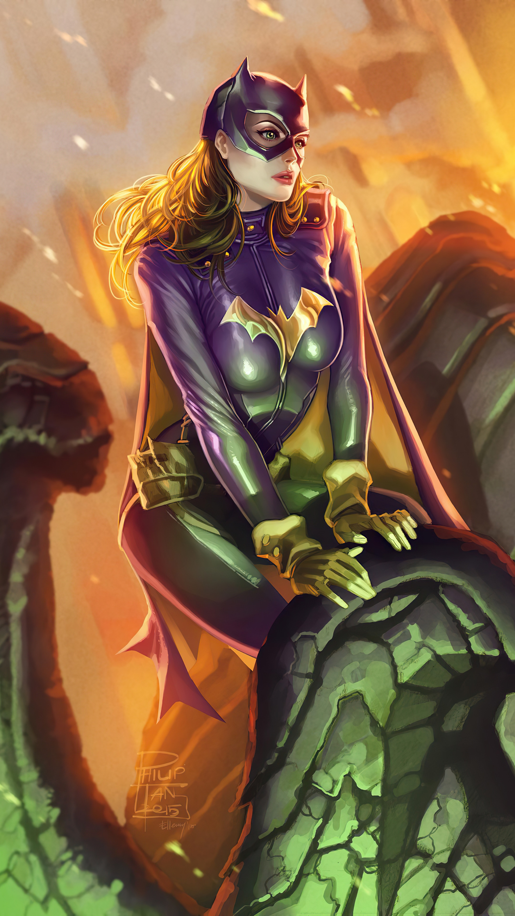 Batgirl Artwork HD Phone Wallpaper
