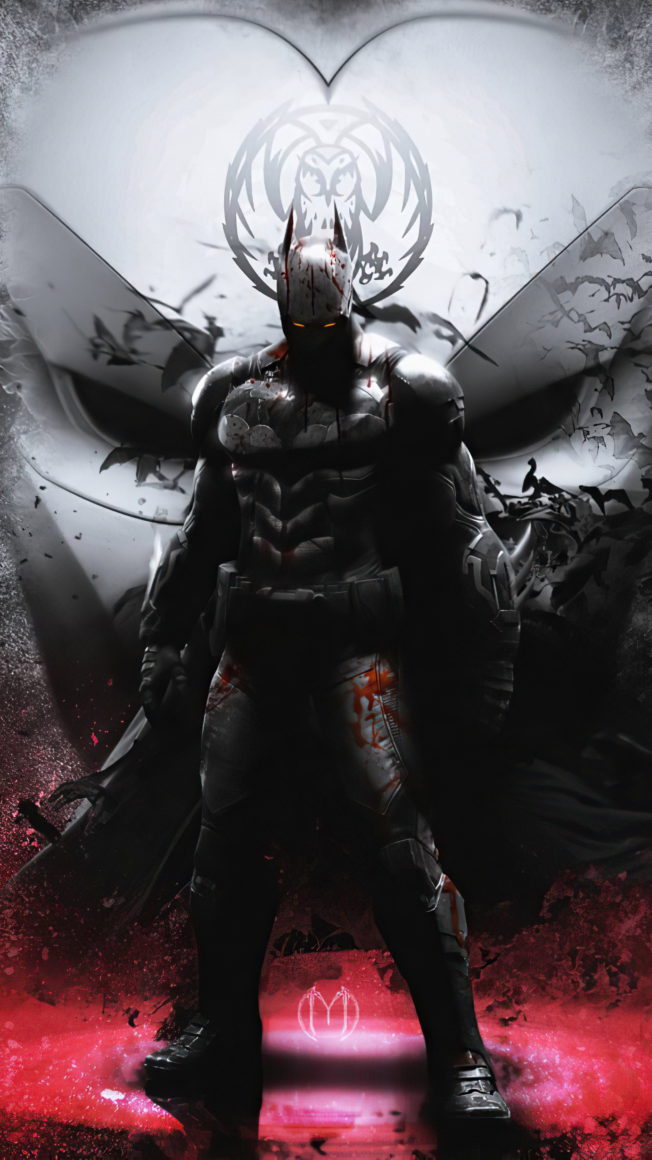 Batman from DC Comics Artwork 4K HD Phone Wallpaper