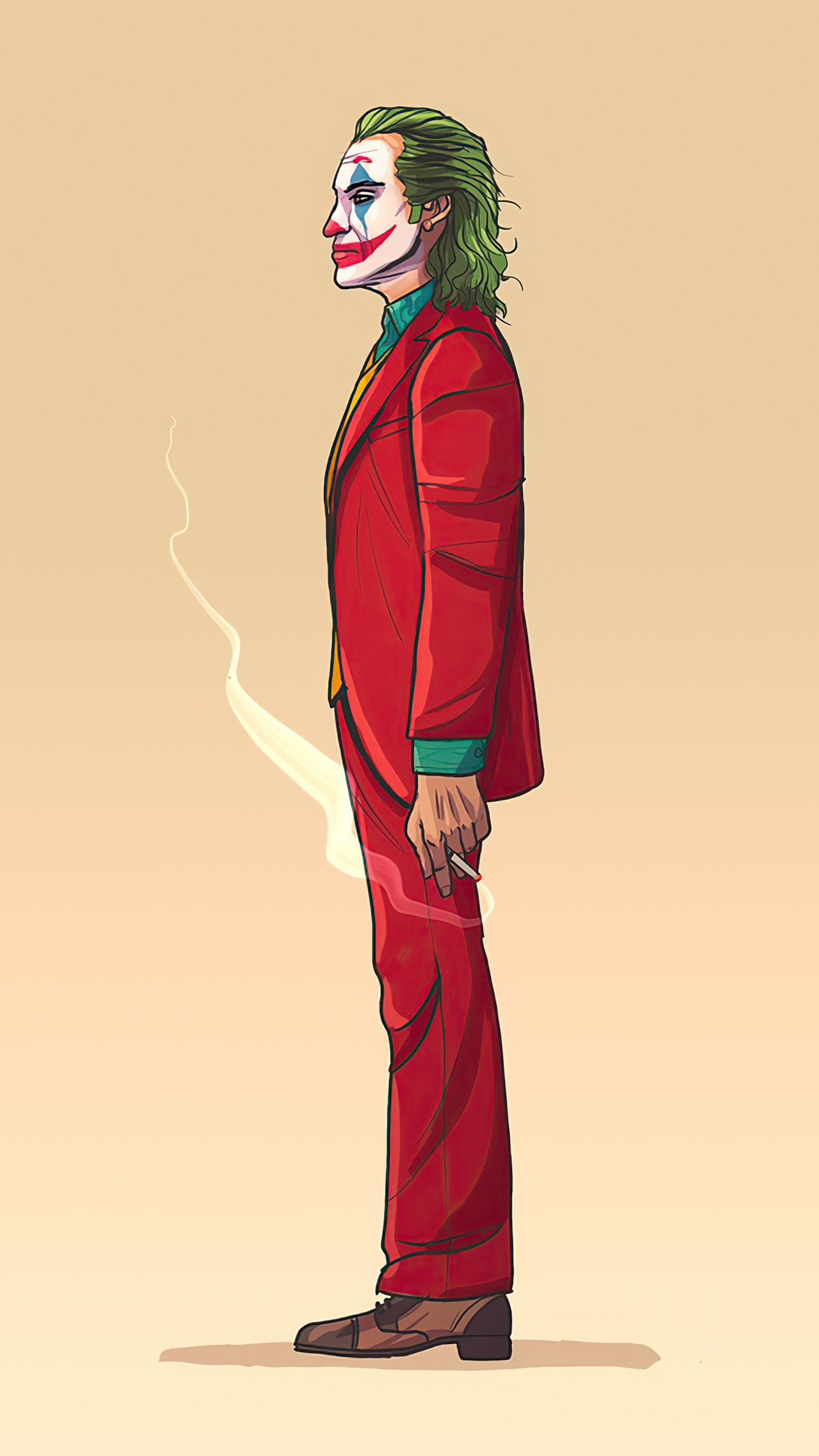 Joker from DC Comics artwork HD Phone Wallpaper