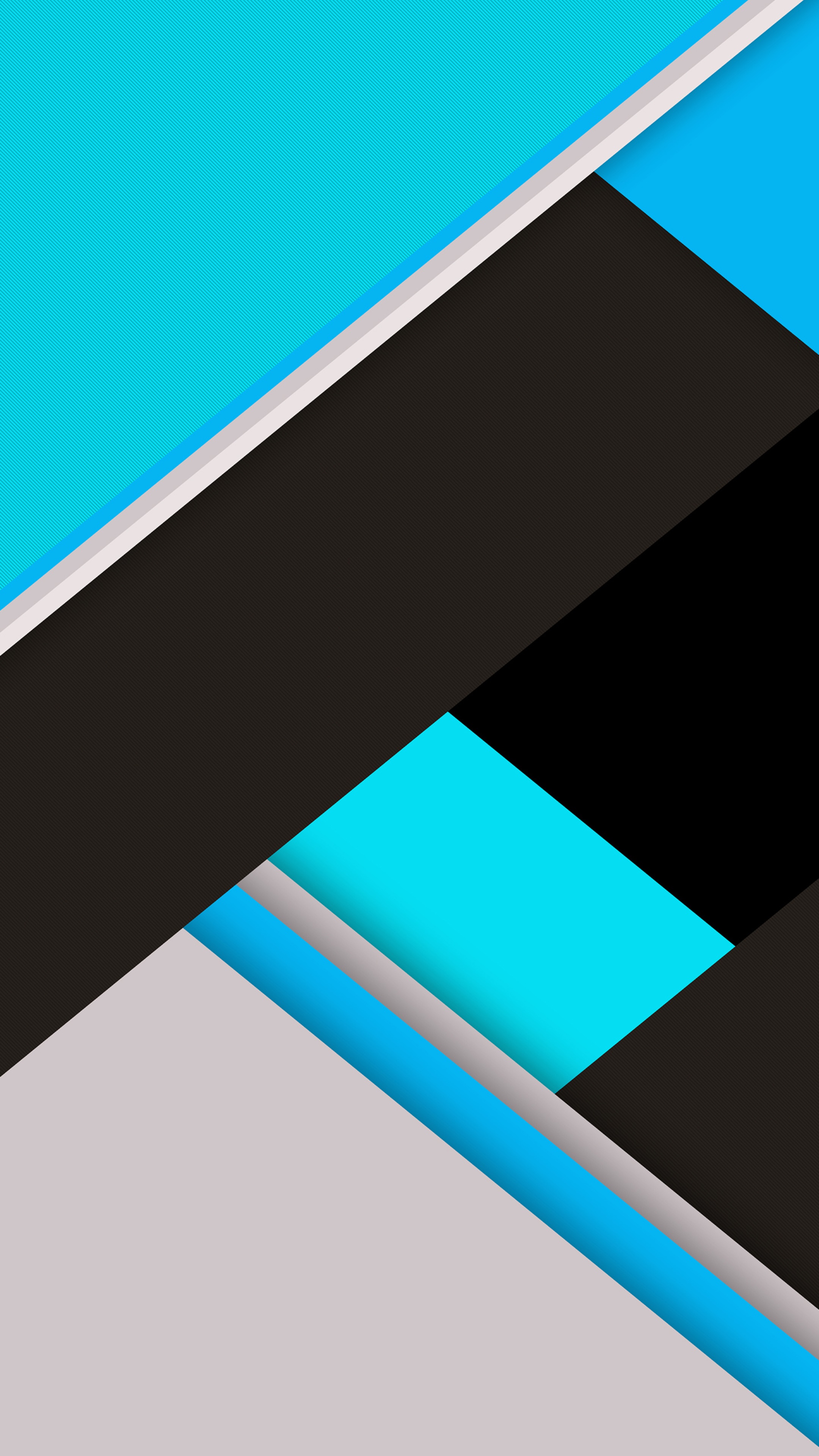 Abstract geometric shapes with blue, black, and gray. HD Phone Wallpaper