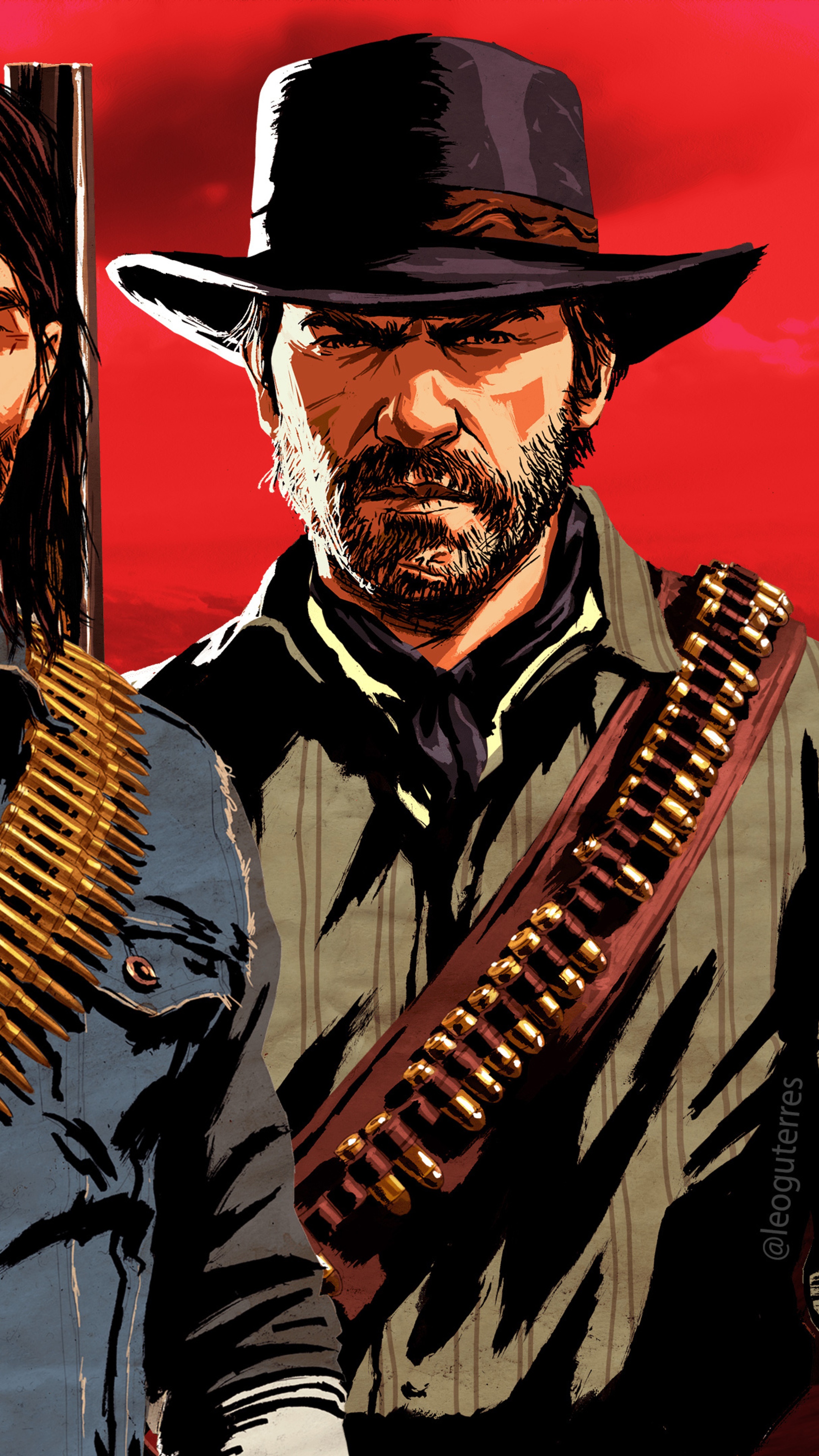 Arthur Morgan from Red Dead Redemption 2 HD Phone Wallpaper