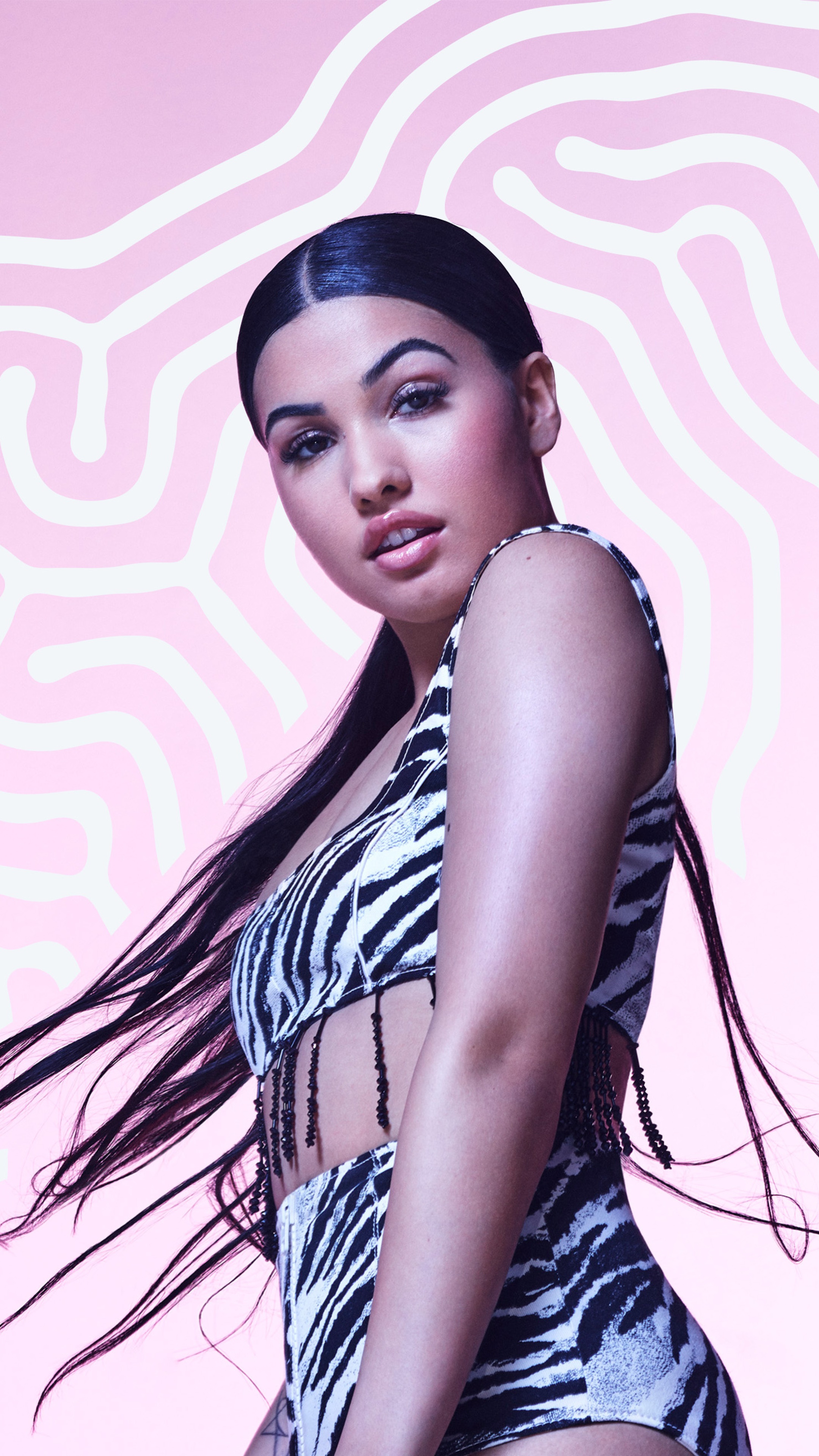 Mabel in zebra print outfit HD Phone Wallpaper