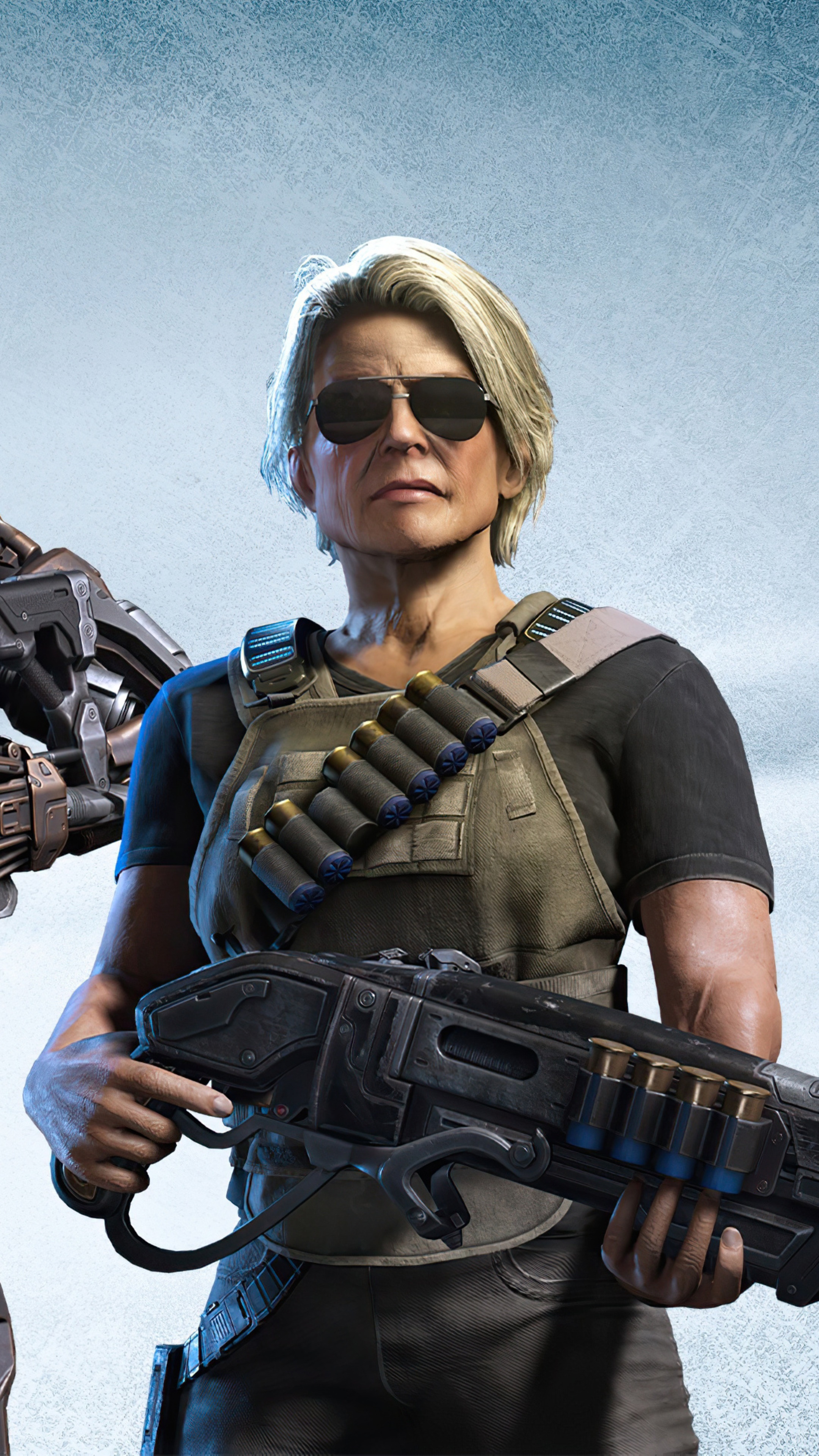 Sarah Connor from Gears 5 HD Phone Wallpaper