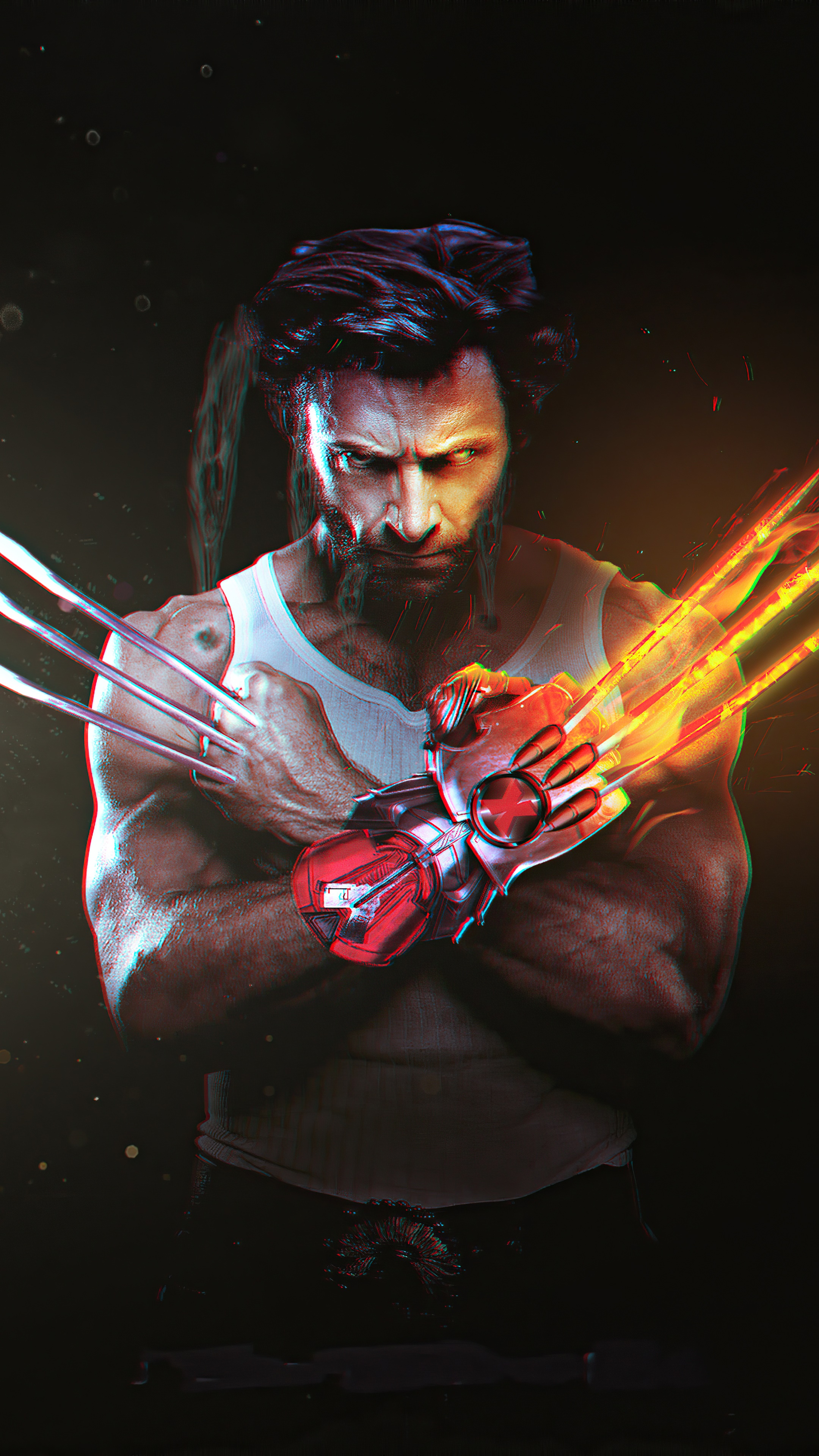 Wolverine from Marvel Comics artwork HD Phone Wallpaper
