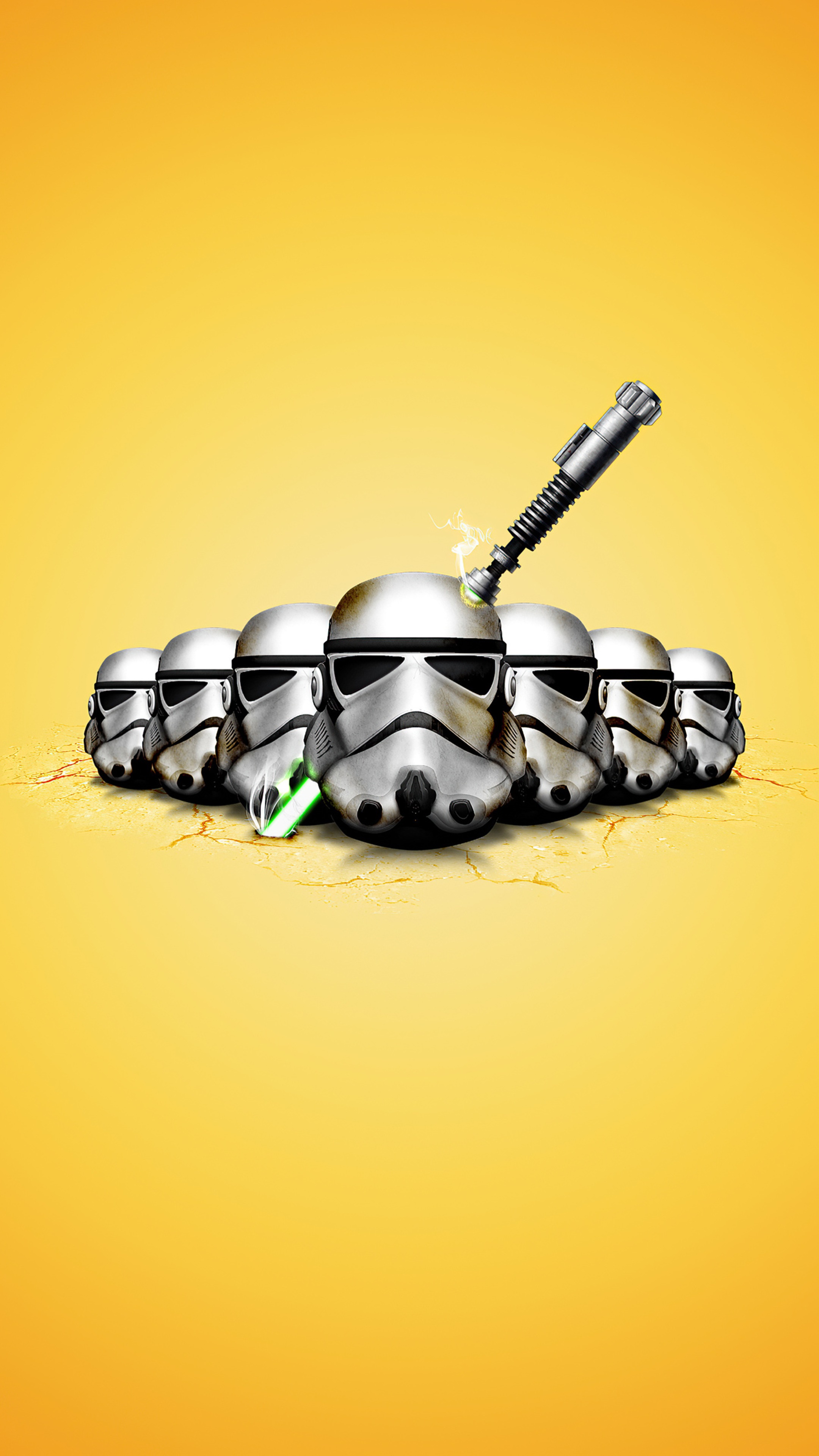 Stormtrooper helmets with lightsaber and lightsaber pipe HD Phone Wallpaper