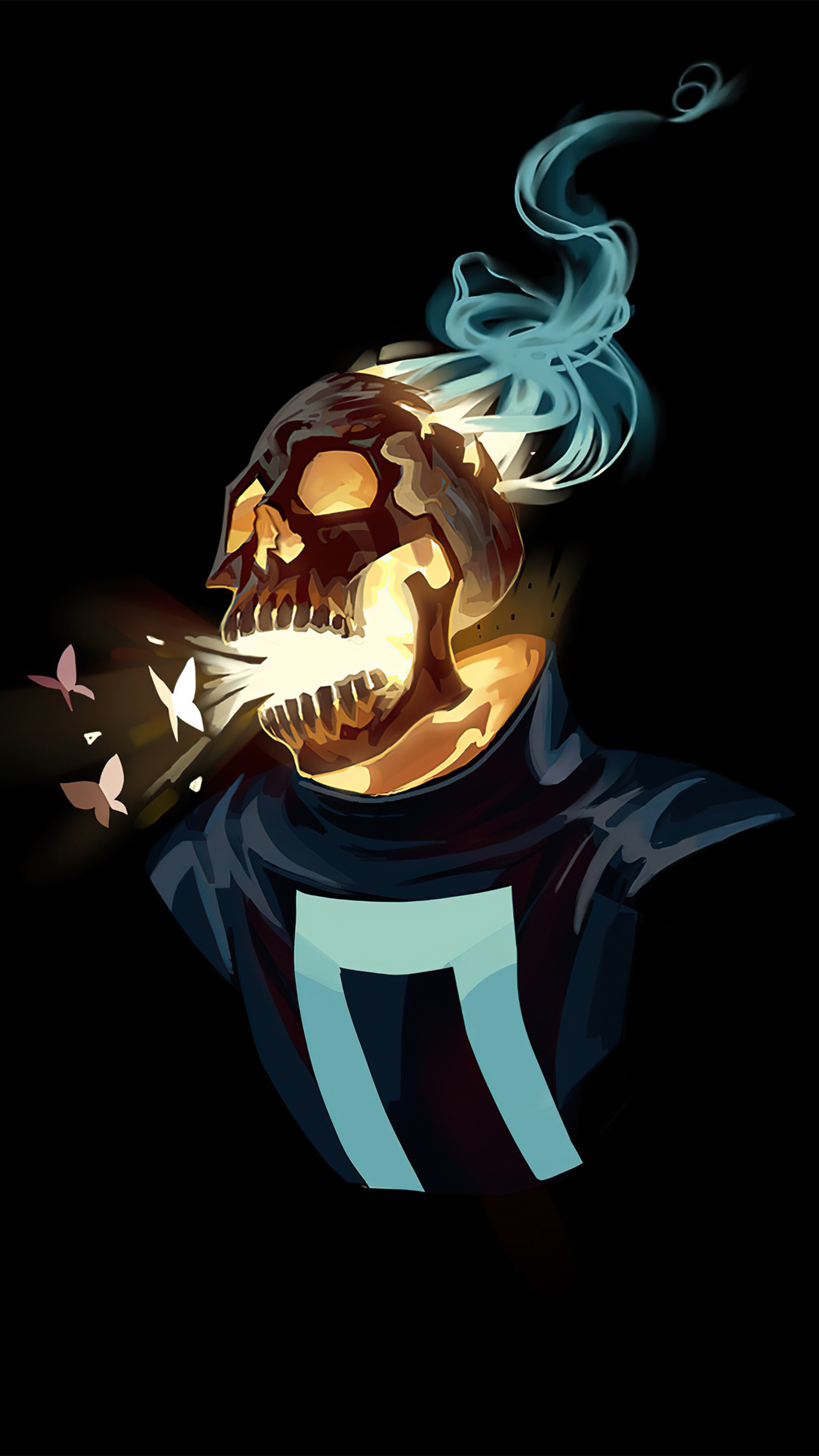 Ghost Rider artwork HD Phone Wallpaper