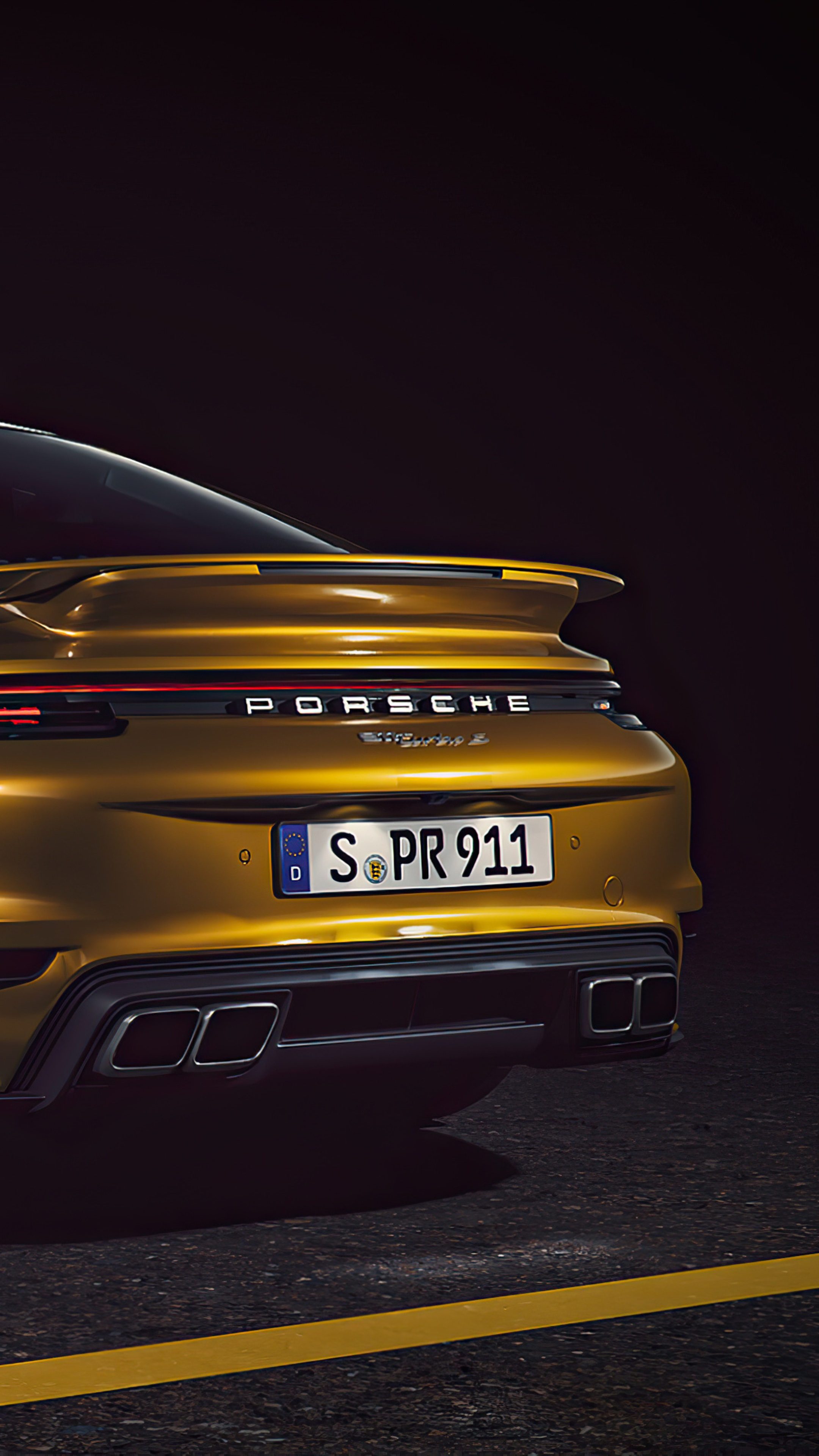 Porsche 911 Turbo S 4K HD Phone Wallpaper