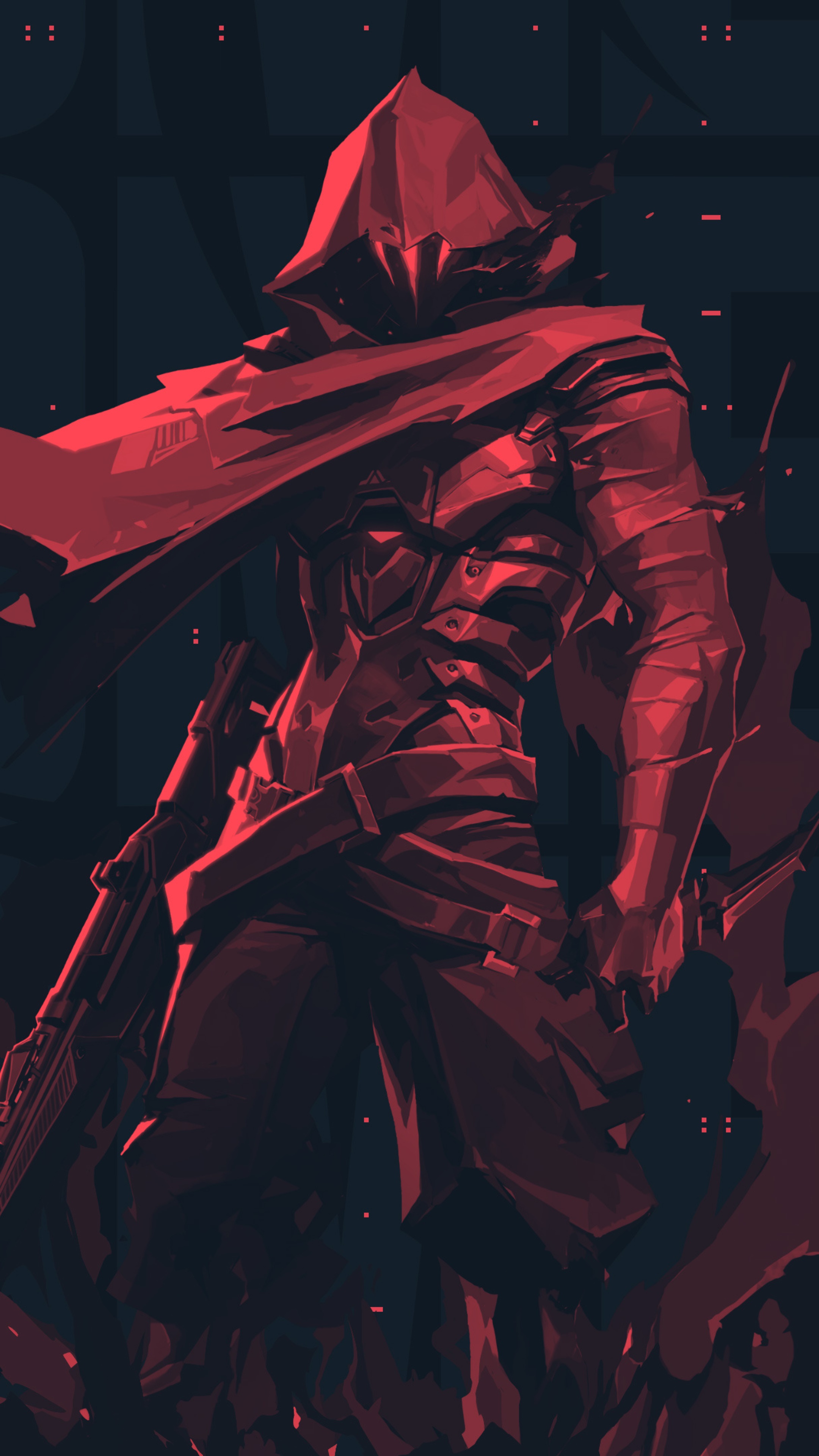 Reaper from Valorant 4K HD Phone Wallpaper