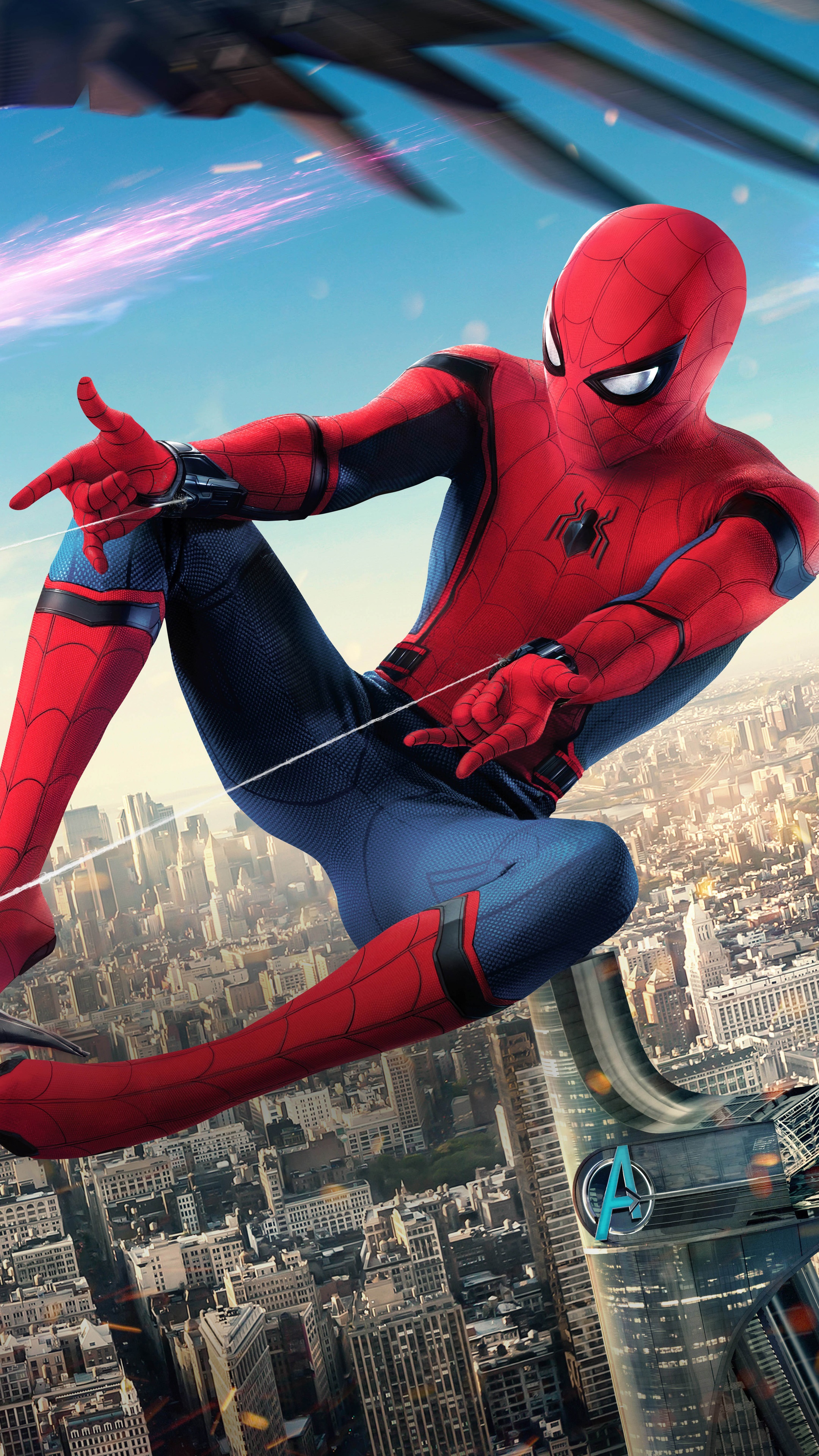 Spider-Man from Spider-Man: Homecoming HD Phone Wallpaper