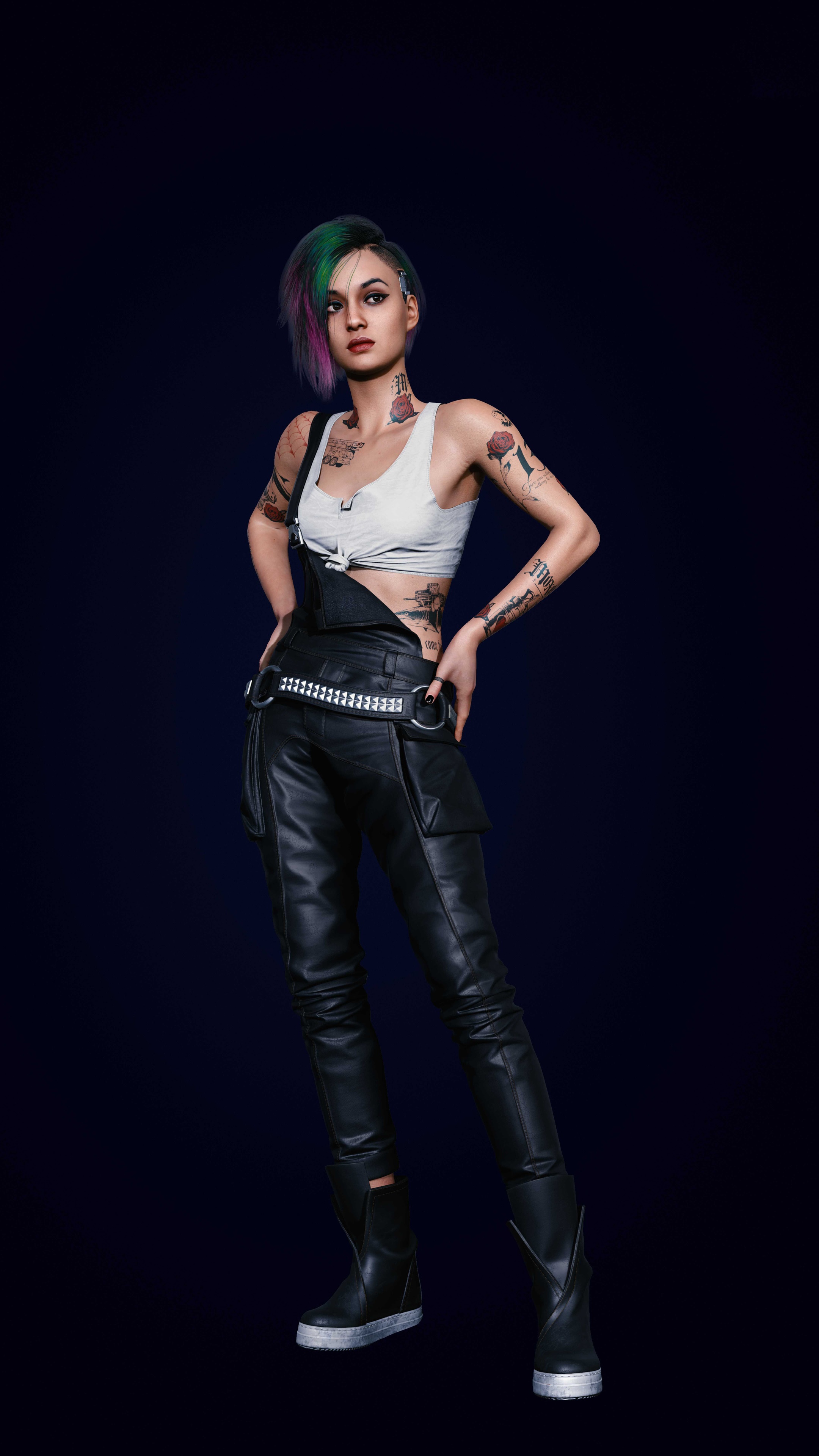 Judy Alvarez from Cyberpunk 2077 HD Phone Wallpaper