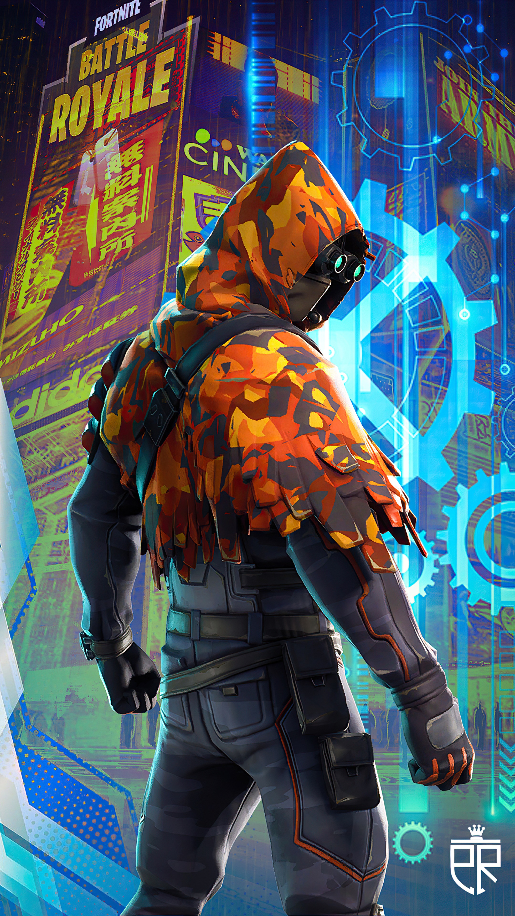 Character from Fortnite Battle Royale HD Phone Wallpaper